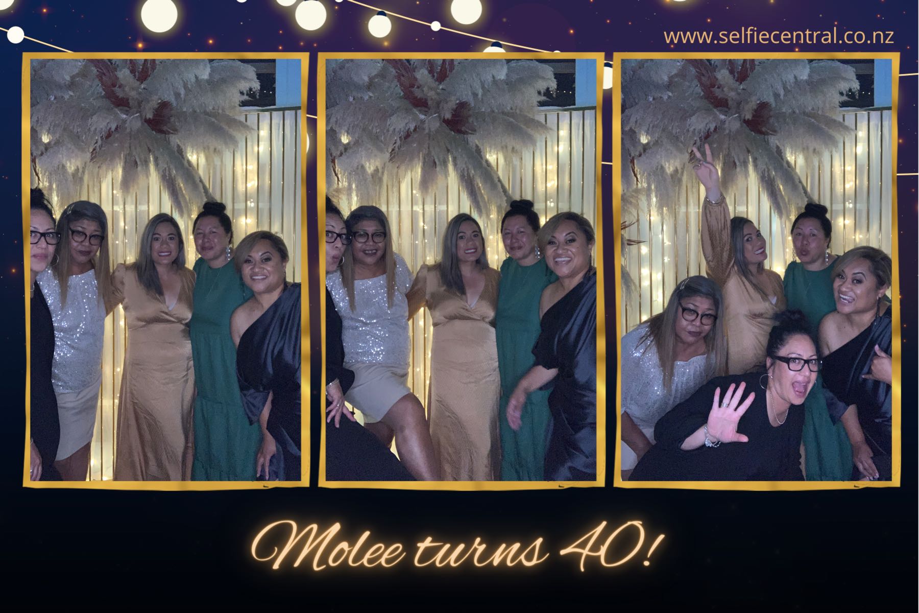 Molee's 40th Party | View more photos from the event at gallery.photobooth.co.nz/u/SelfieCentral/Molees-40th-Party