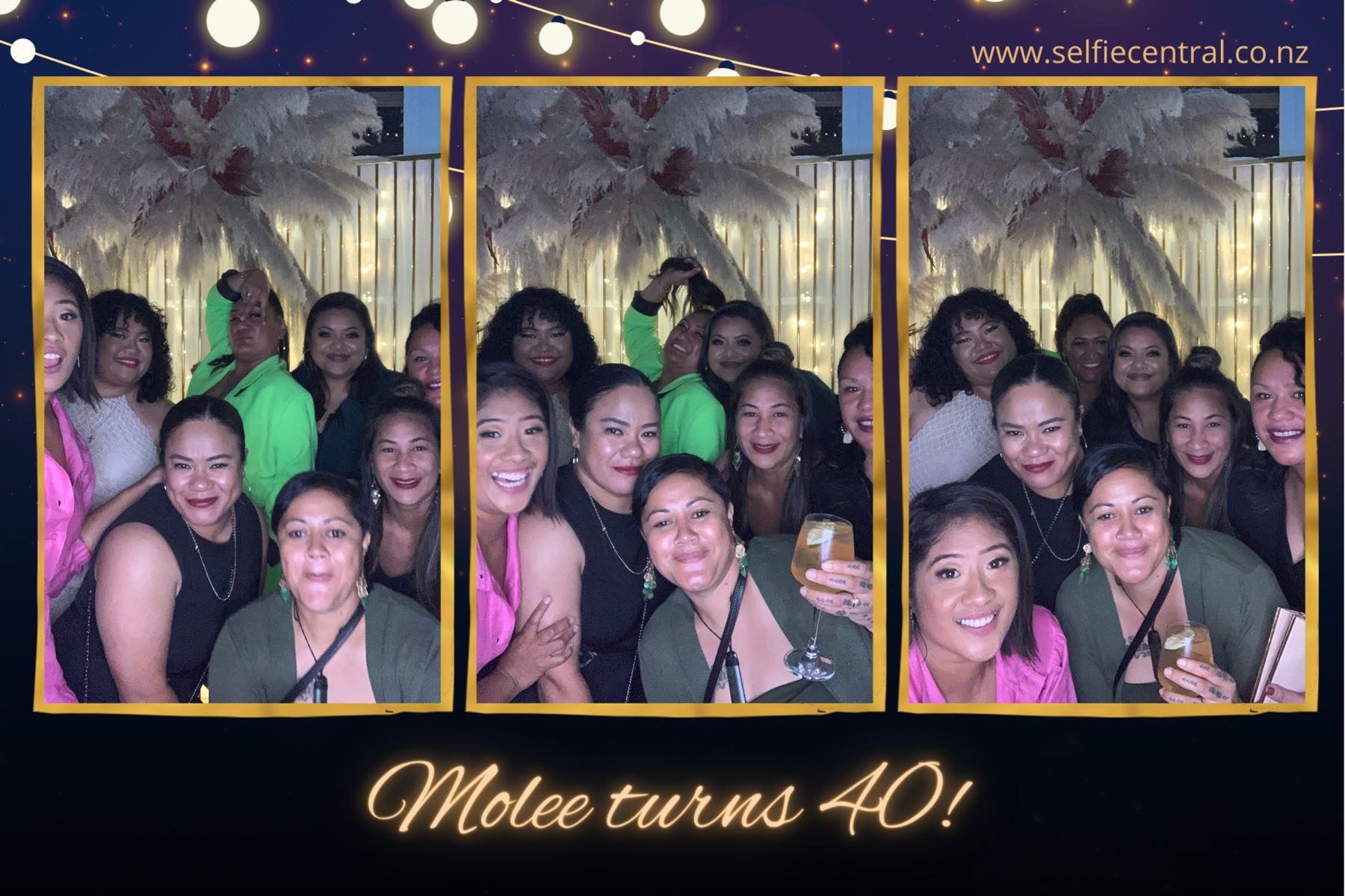 Molee's 40th Party | View more photos from the event at gallery.photobooth.co.nz/u/SelfieCentral/Molees-40th-Party