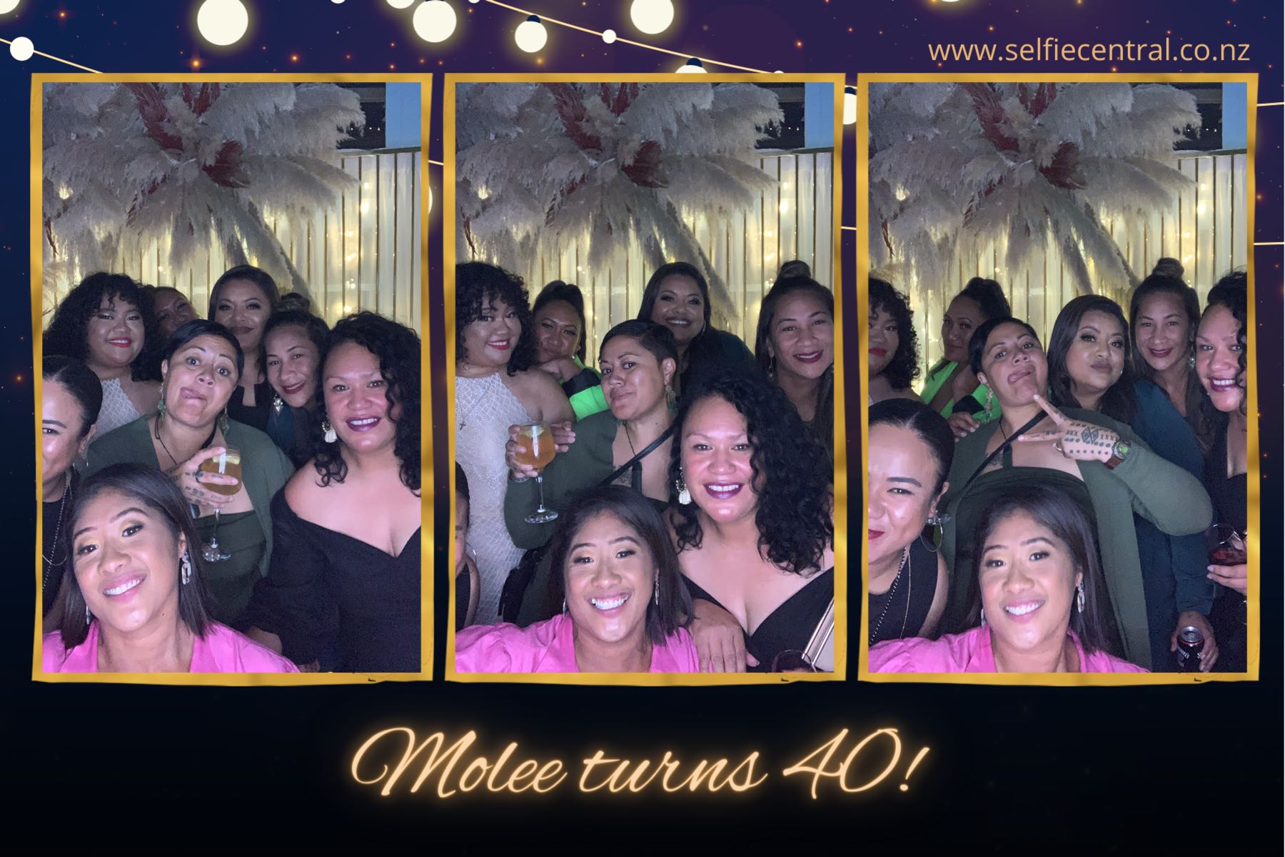 Molee's 40th Party | View more photos from the event at gallery.photobooth.co.nz/u/SelfieCentral/Molees-40th-Party