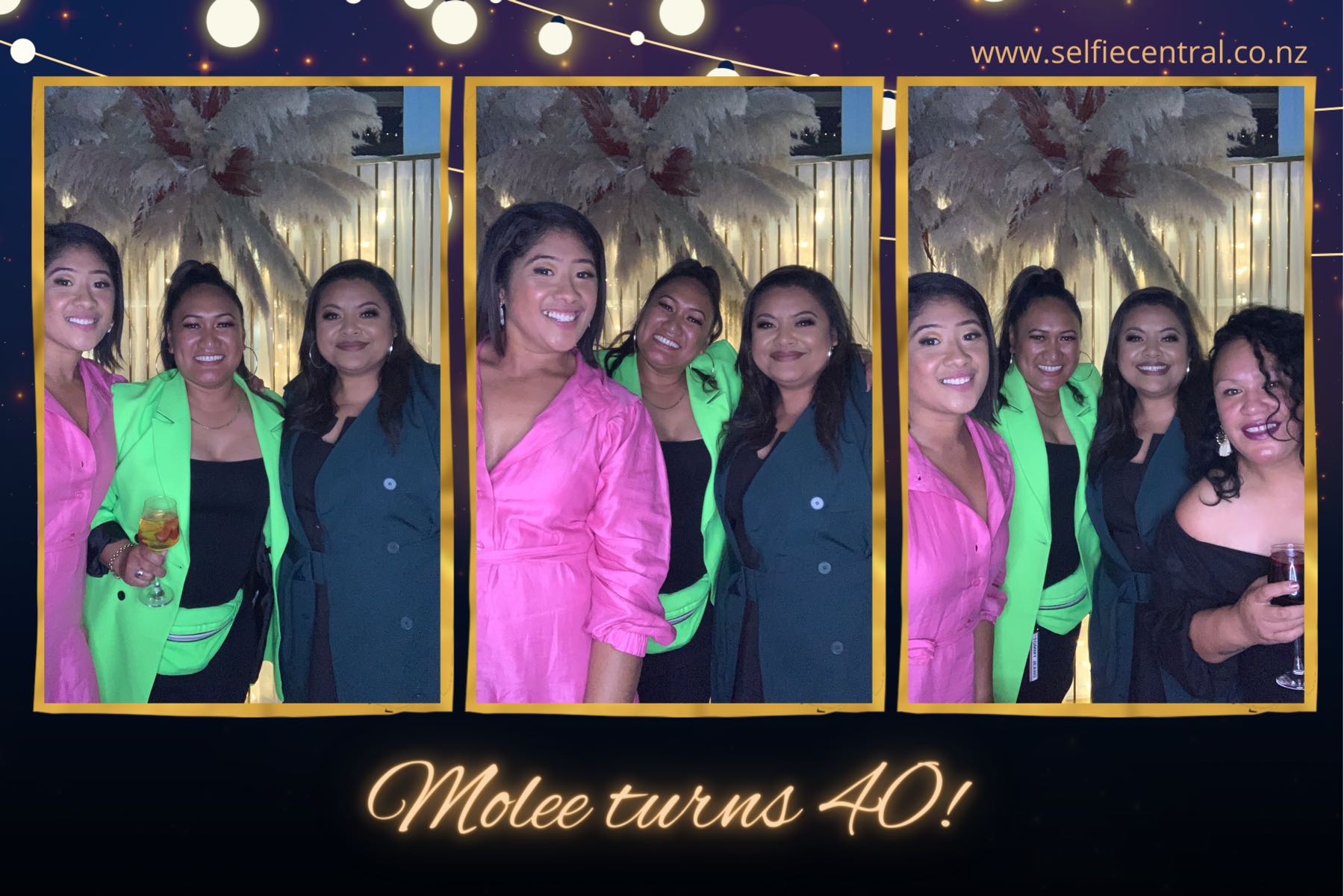Molee's 40th Party | View more photos from the event at gallery.photobooth.co.nz/u/SelfieCentral/Molees-40th-Party