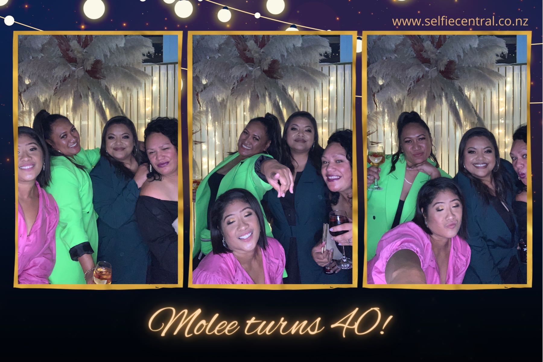 Molee's 40th Party | View more photos from the event at gallery.photobooth.co.nz/u/SelfieCentral/Molees-40th-Party