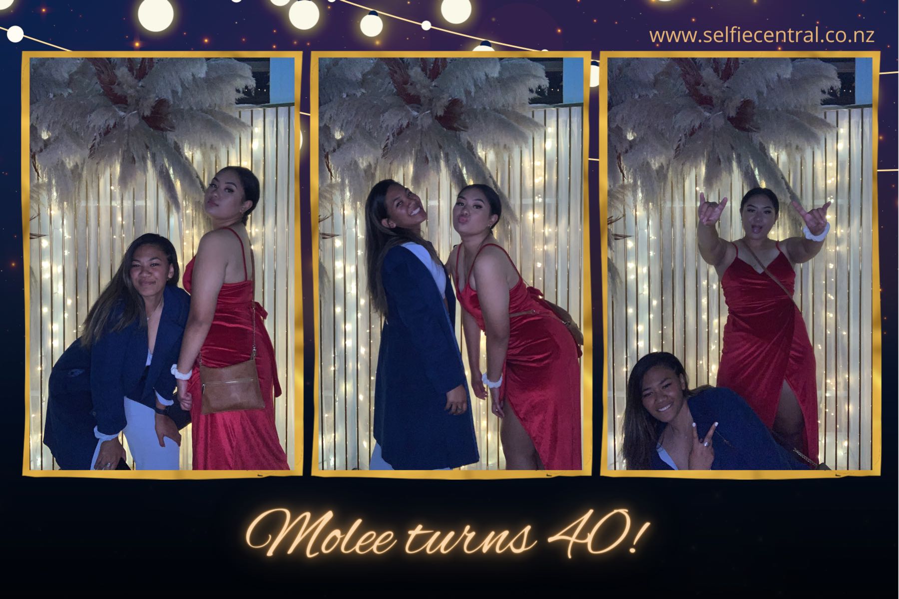 Molee's 40th Party | View more photos from the event at gallery.photobooth.co.nz/u/SelfieCentral/Molees-40th-Party