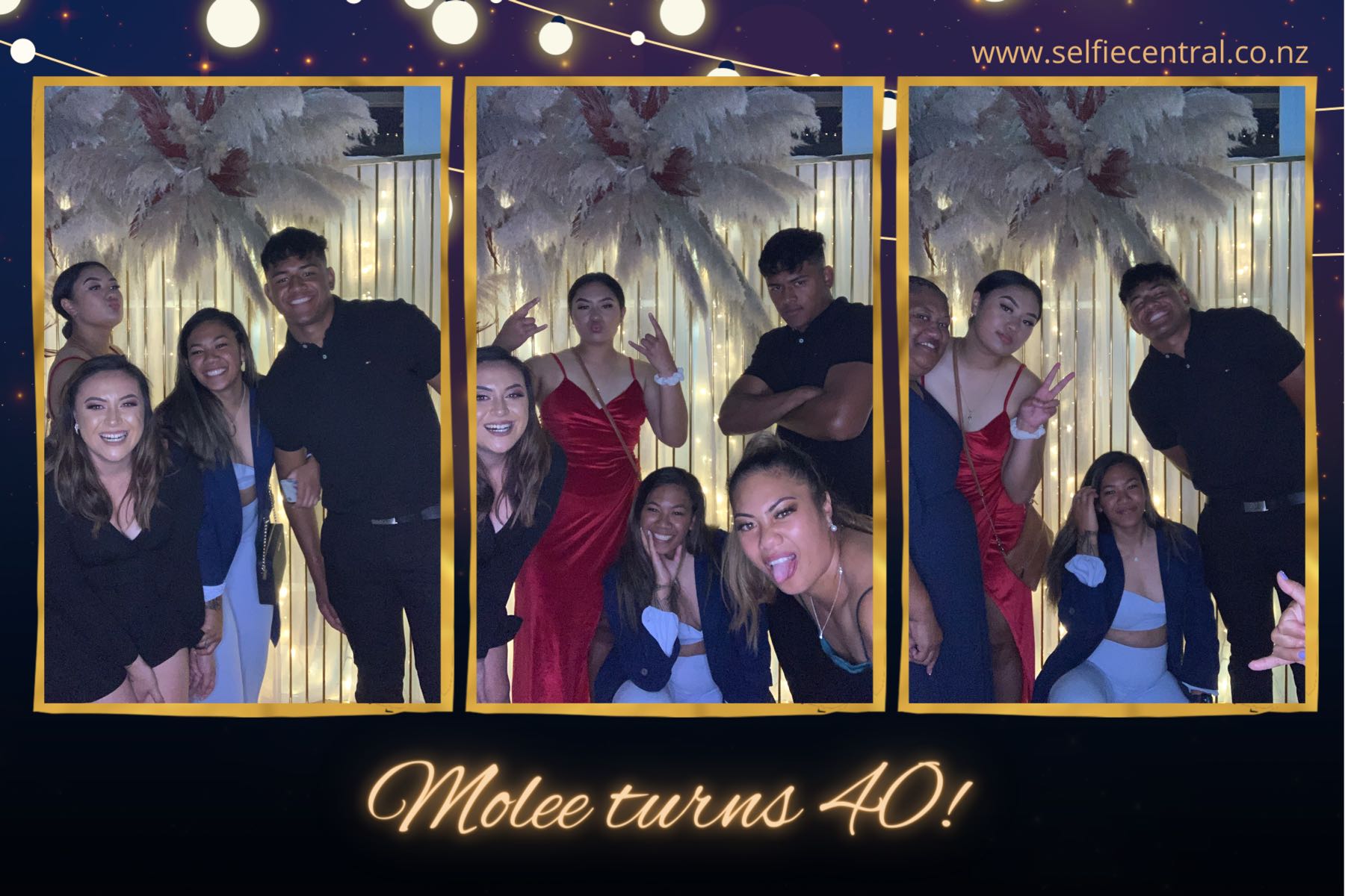 Molee's 40th Party | View more photos from the event at gallery.photobooth.co.nz/u/SelfieCentral/Molees-40th-Party