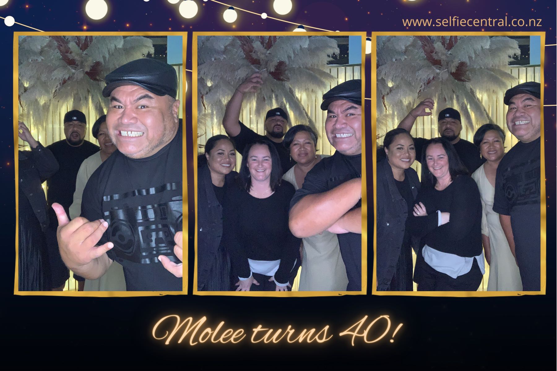 Molee's 40th Party | View more photos from the event at gallery.photobooth.co.nz/u/SelfieCentral/Molees-40th-Party