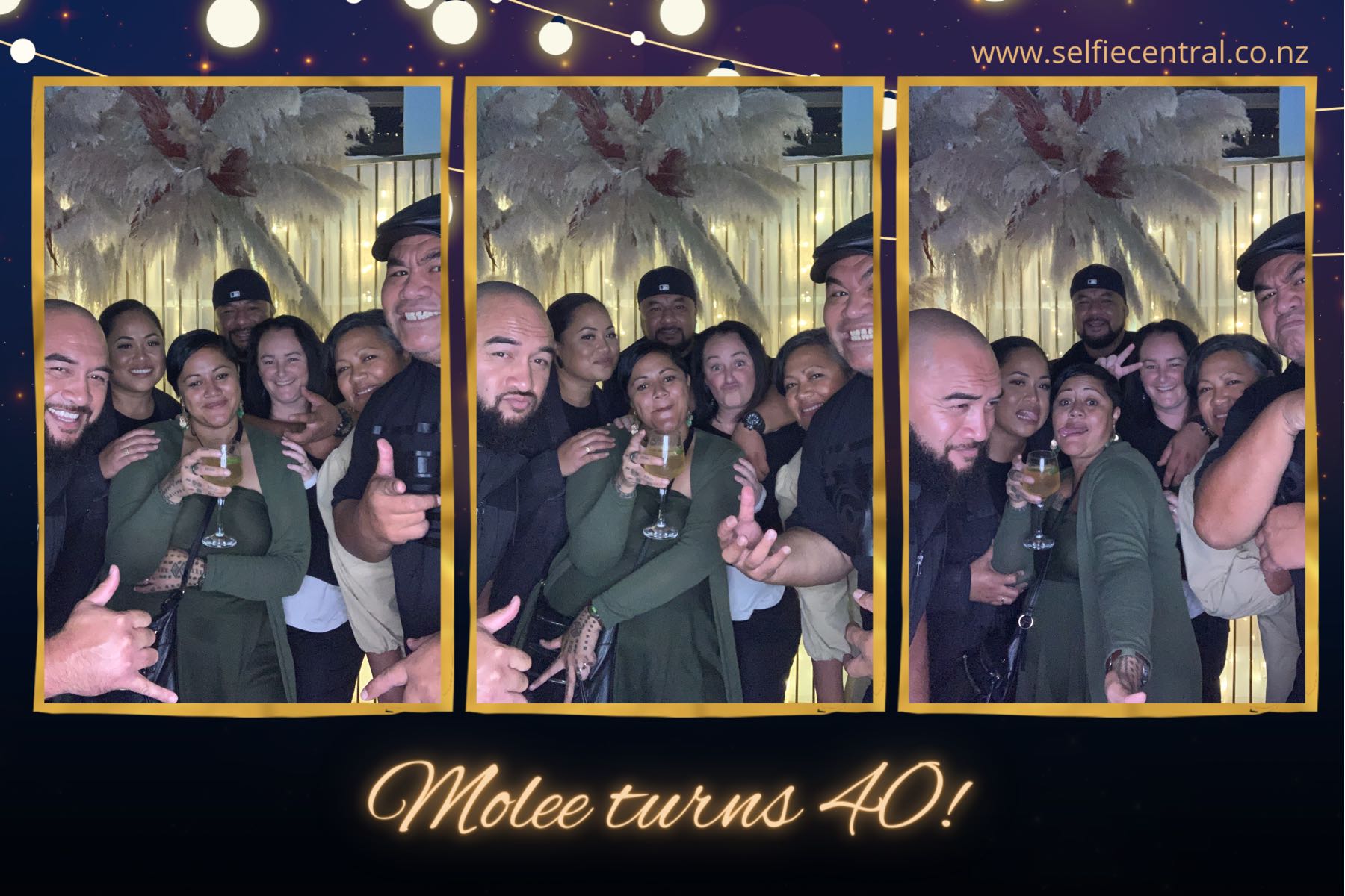 Molee's 40th Party | View more photos from the event at gallery.photobooth.co.nz/u/SelfieCentral/Molees-40th-Party