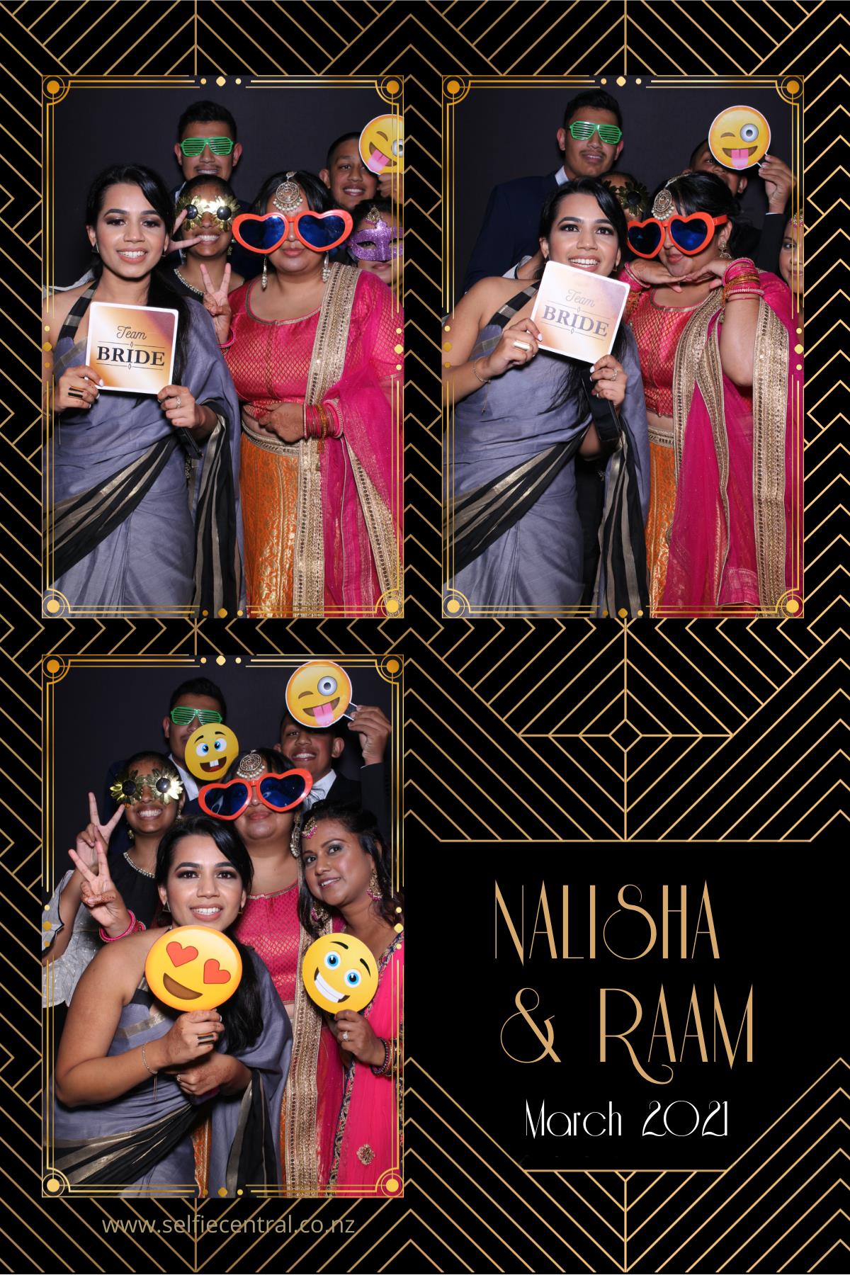 Nalisha and Raam's Wedding | View more photos from the event at gallery.photobooth.co.nz/u/SelfieCentral/Nalisha-and-Raams-Wedding
