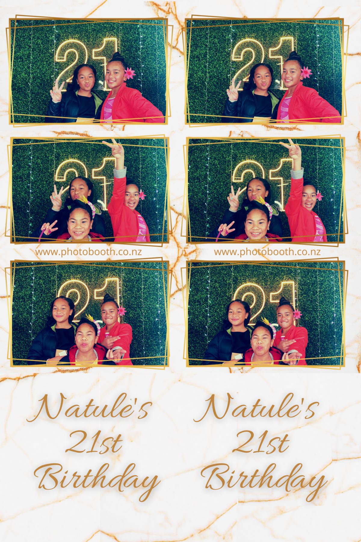 Natule's 21st | View more photos from the event at gallery.photobooth.co.nz/u/SelfieCentral/Natules-21st