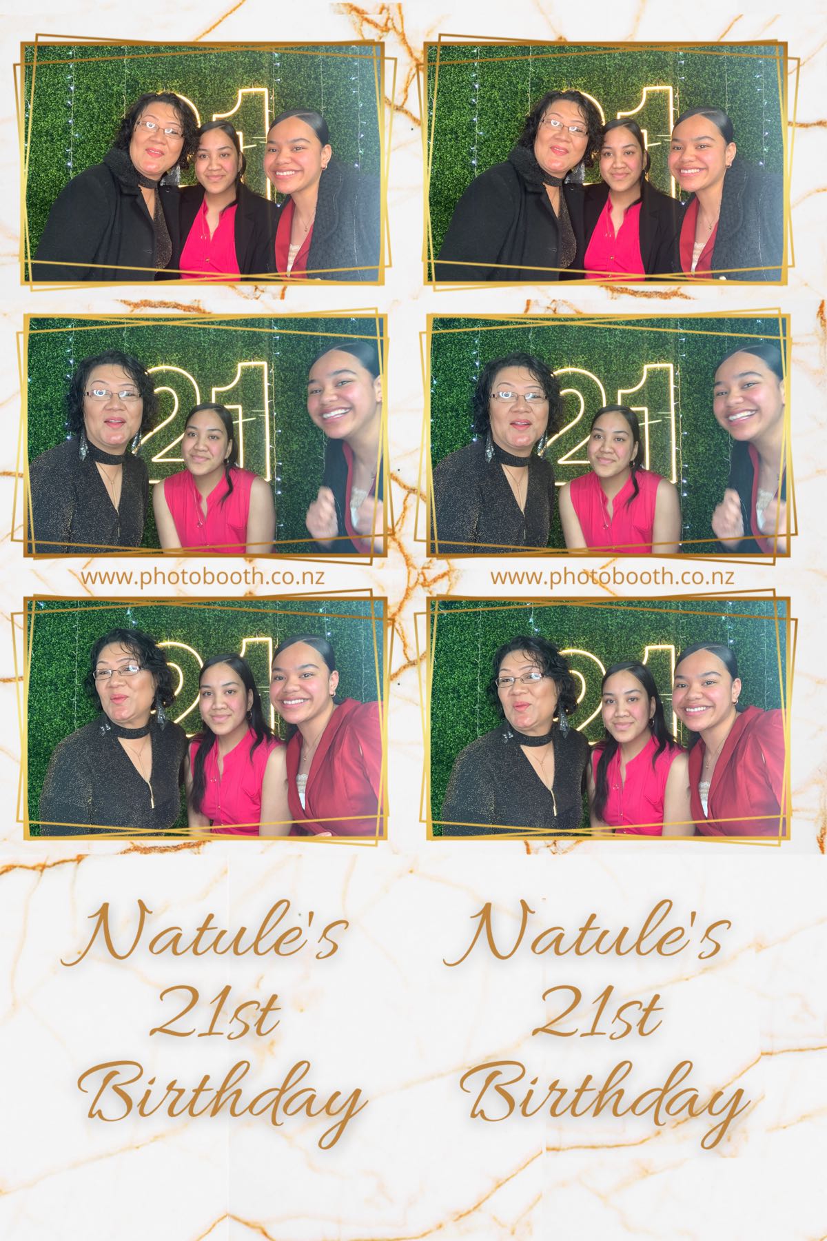 Natule's 21st | View more photos from the event at gallery.photobooth.co.nz/u/SelfieCentral/Natules-21st