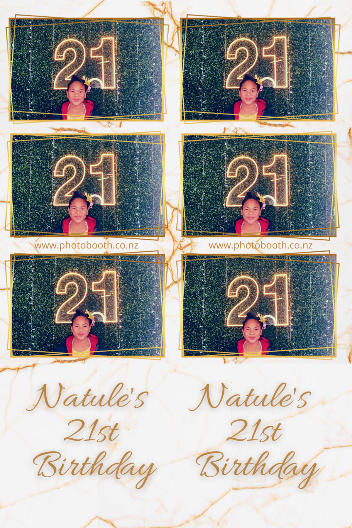 Natule's 21st | View more photos from the event at gallery.photobooth.co.nz/u/SelfieCentral/Natules-21st