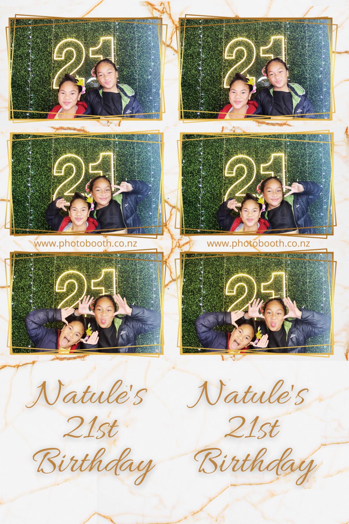 Natule's 21st | View more photos from the event at gallery.photobooth.co.nz/u/SelfieCentral/Natules-21st
