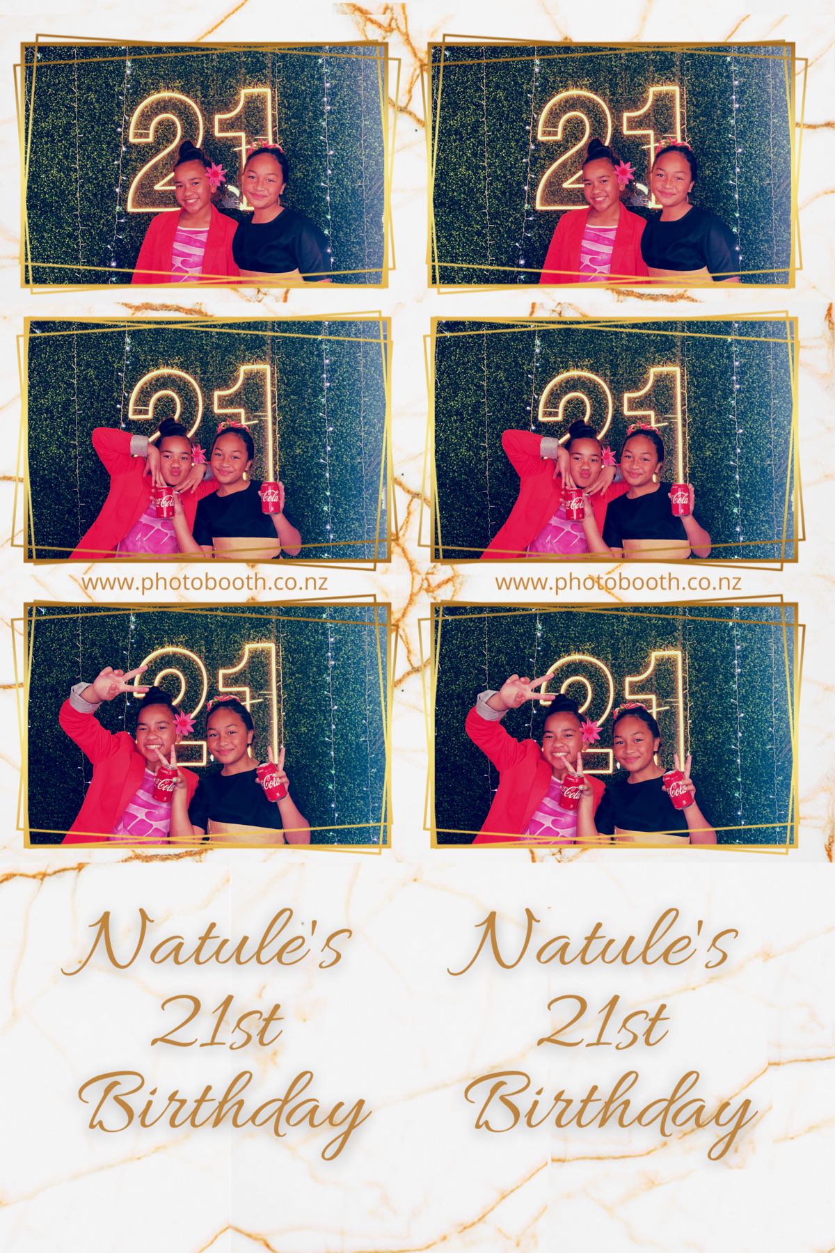 Natule's 21st | View more photos from the event at gallery.photobooth.co.nz/u/SelfieCentral/Natules-21st