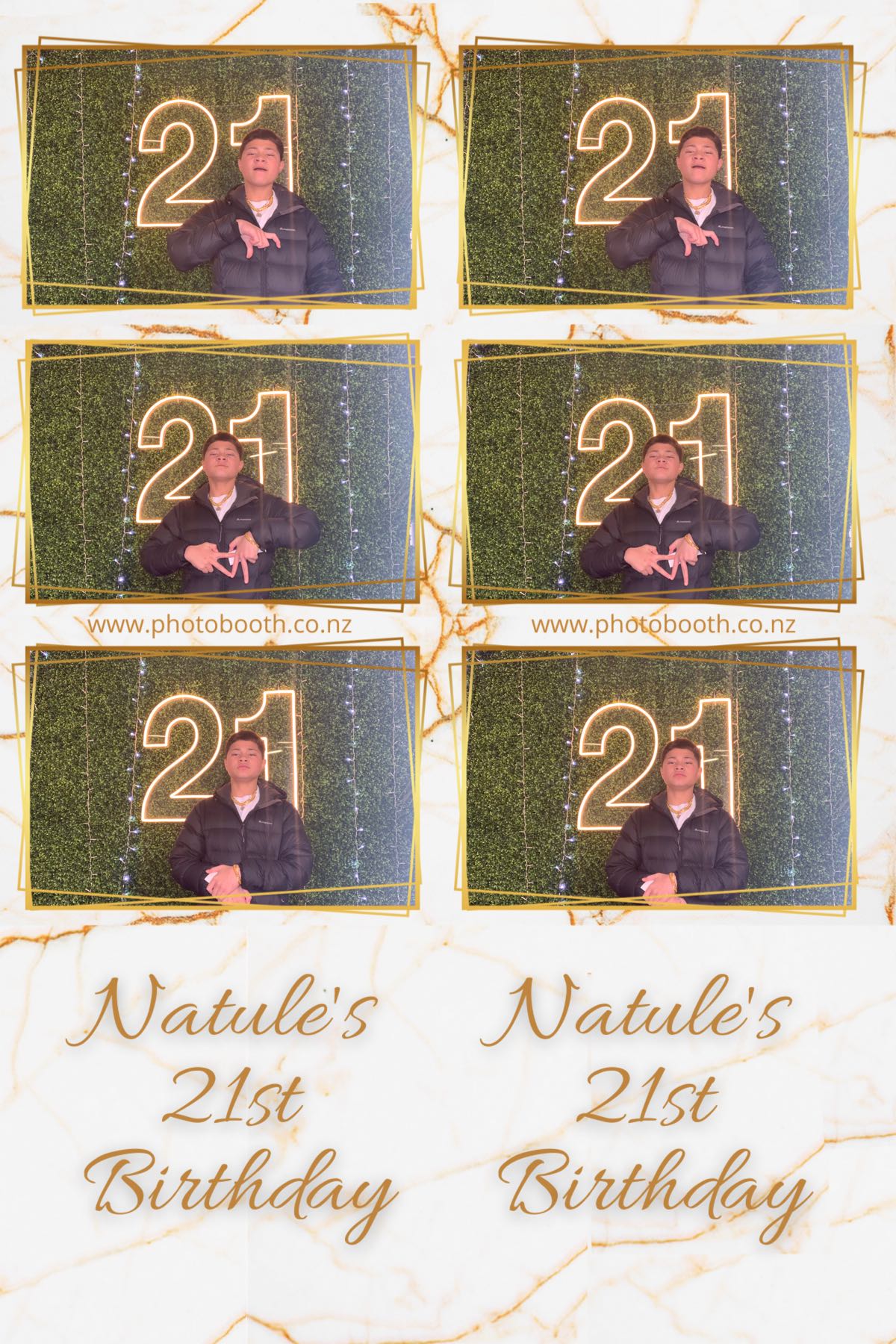 Natule's 21st | View more photos from the event at gallery.photobooth.co.nz/u/SelfieCentral/Natules-21st