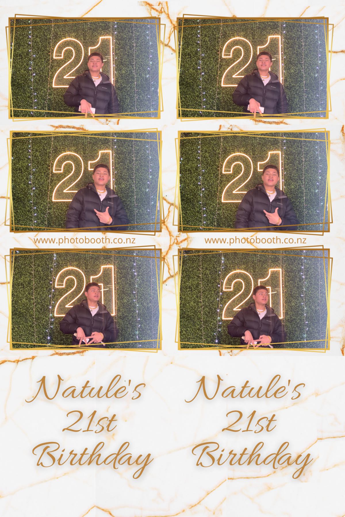 Natule's 21st | View more photos from the event at gallery.photobooth.co.nz/u/SelfieCentral/Natules-21st