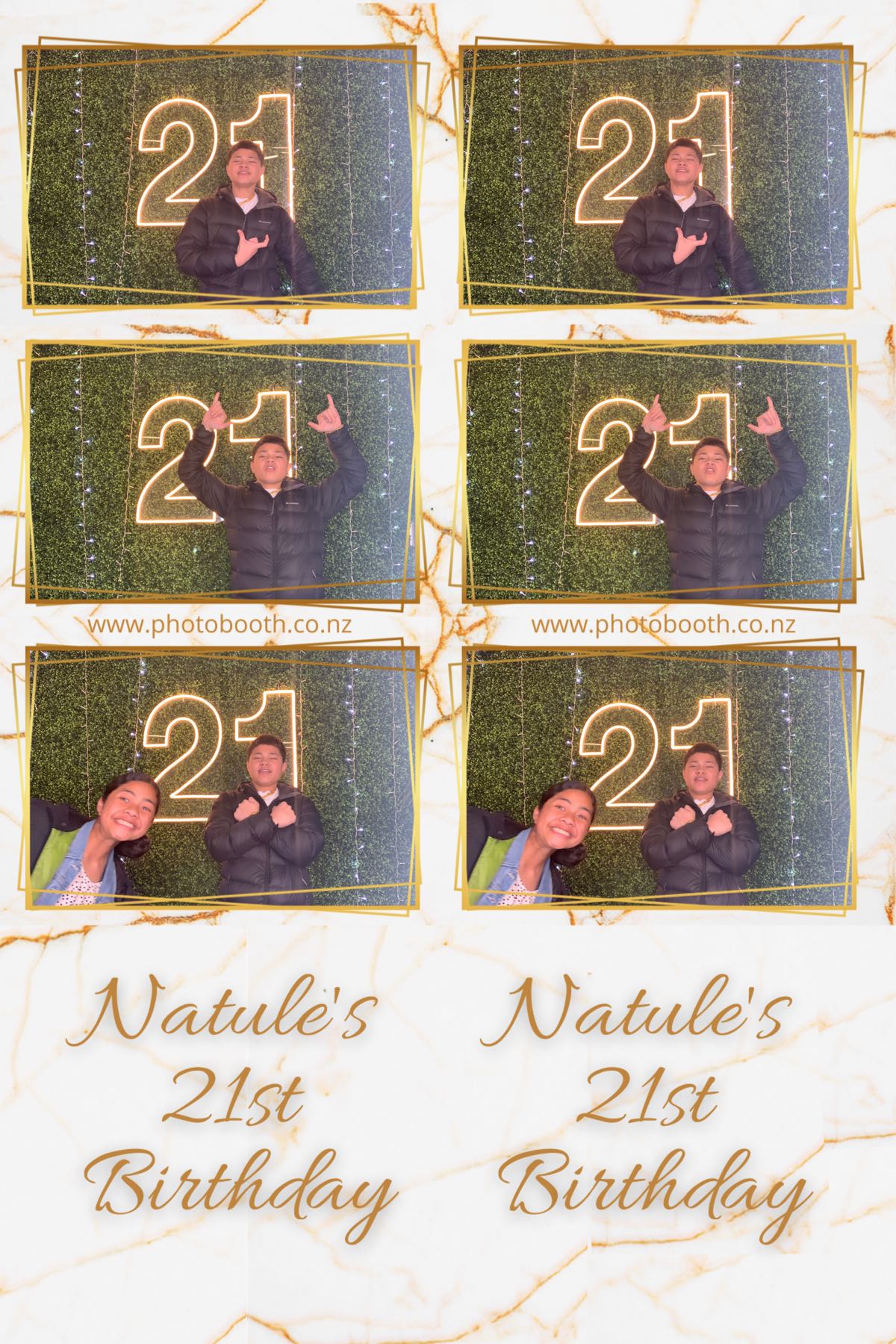 Natule's 21st | View more photos from the event at gallery.photobooth.co.nz/u/SelfieCentral/Natules-21st