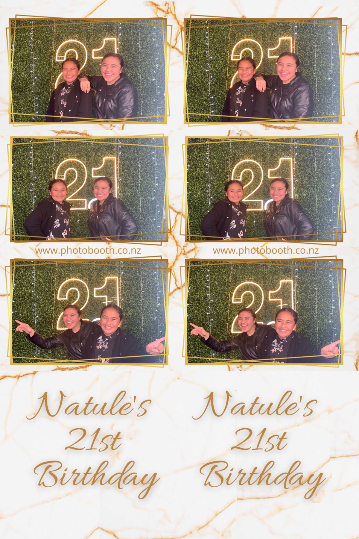 Natule's 21st | View more photos from the event at gallery.photobooth.co.nz/u/SelfieCentral/Natules-21st