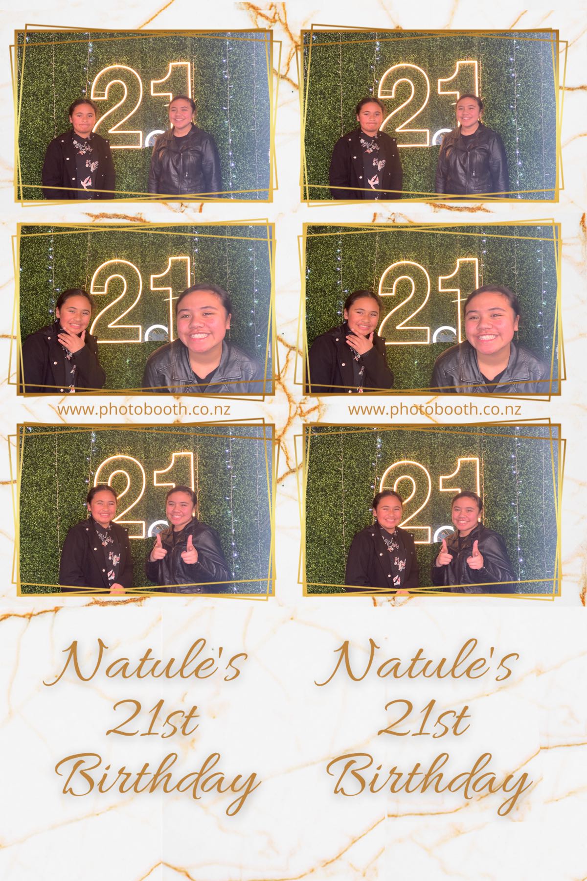 Natule's 21st | View more photos from the event at gallery.photobooth.co.nz/u/SelfieCentral/Natules-21st