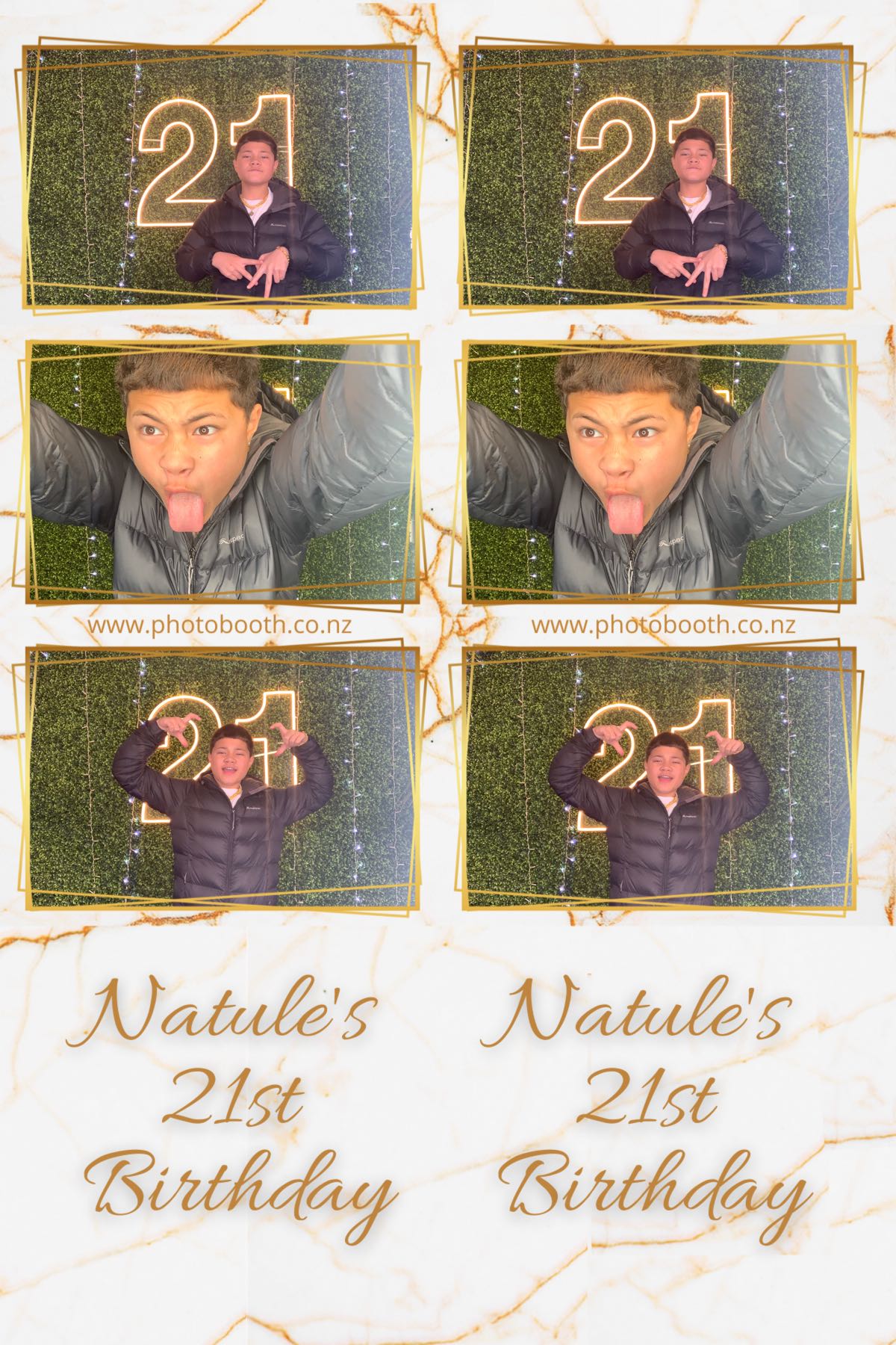 Natule's 21st | View more photos from the event at gallery.photobooth.co.nz/u/SelfieCentral/Natules-21st