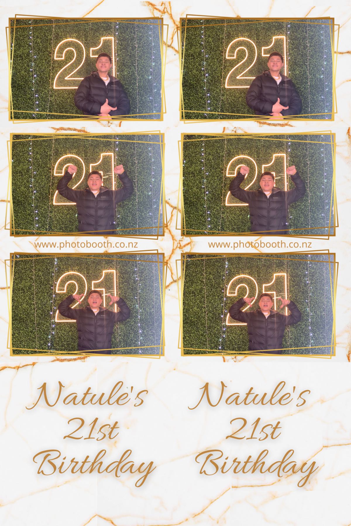 Natule's 21st | View more photos from the event at gallery.photobooth.co.nz/u/SelfieCentral/Natules-21st