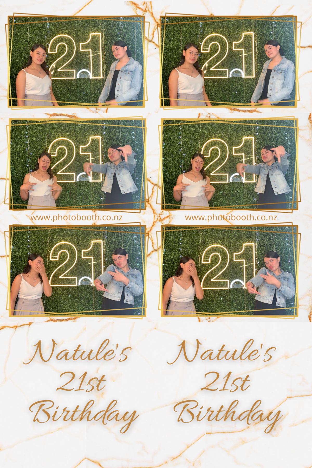Natule's 21st | View more photos from the event at gallery.photobooth.co.nz/u/SelfieCentral/Natules-21st