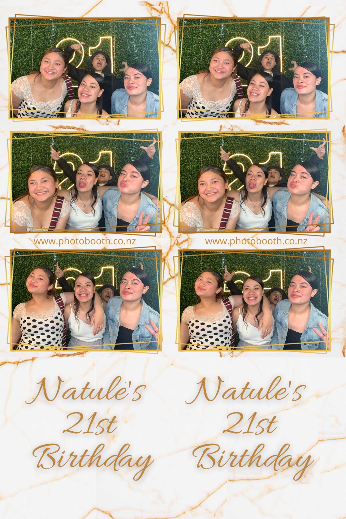 Natule's 21st | View more photos from the event at gallery.photobooth.co.nz/u/SelfieCentral/Natules-21st