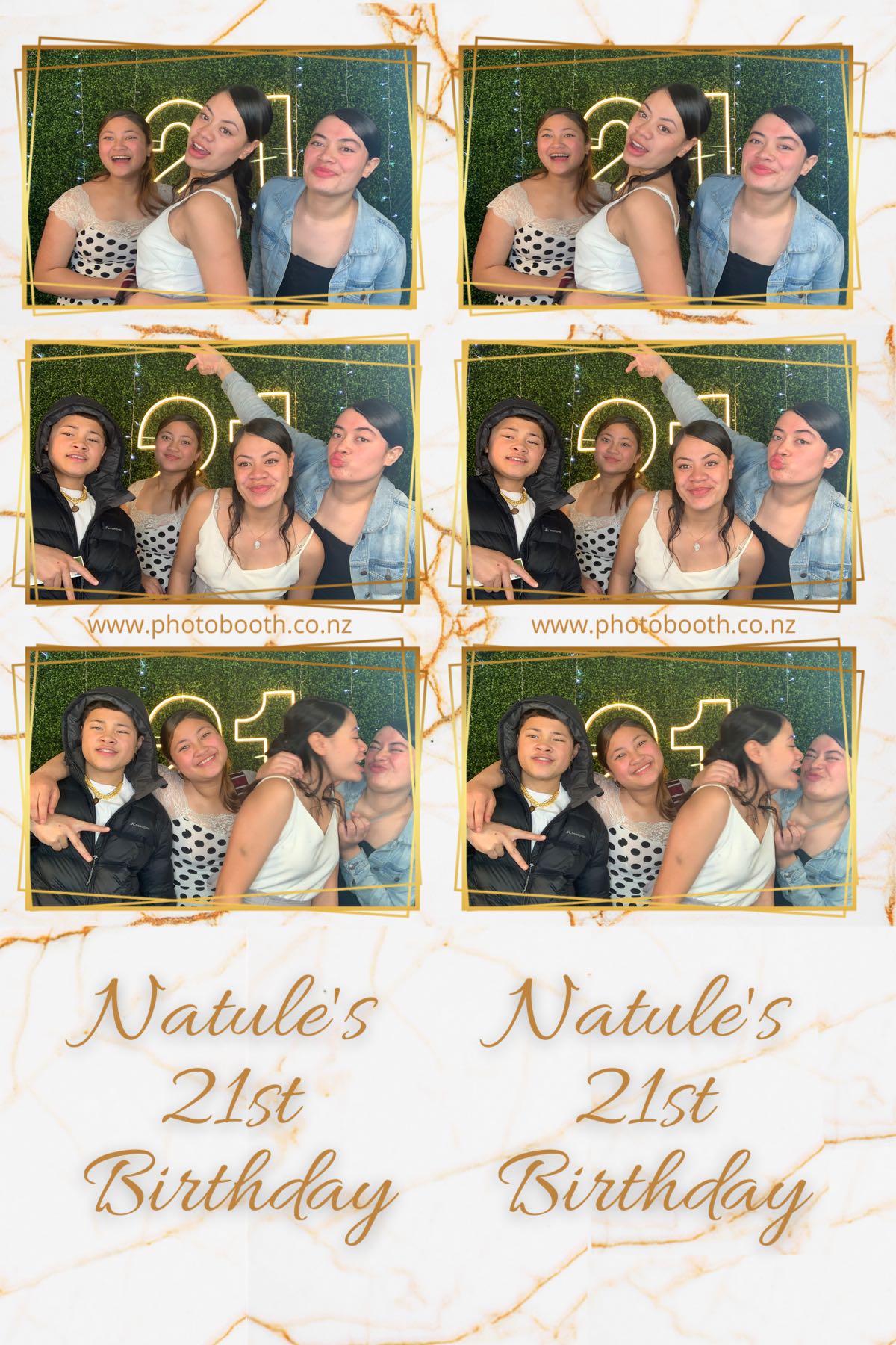 Natule's 21st | View more photos from the event at gallery.photobooth.co.nz/u/SelfieCentral/Natules-21st