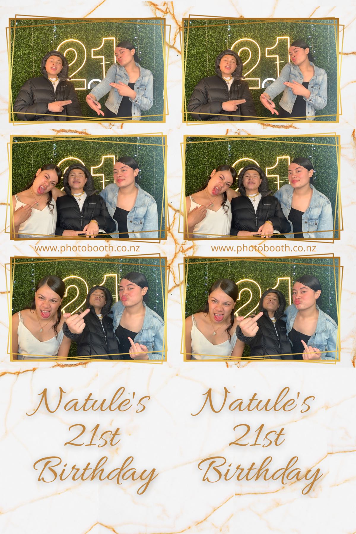 Natule's 21st | View more photos from the event at gallery.photobooth.co.nz/u/SelfieCentral/Natules-21st