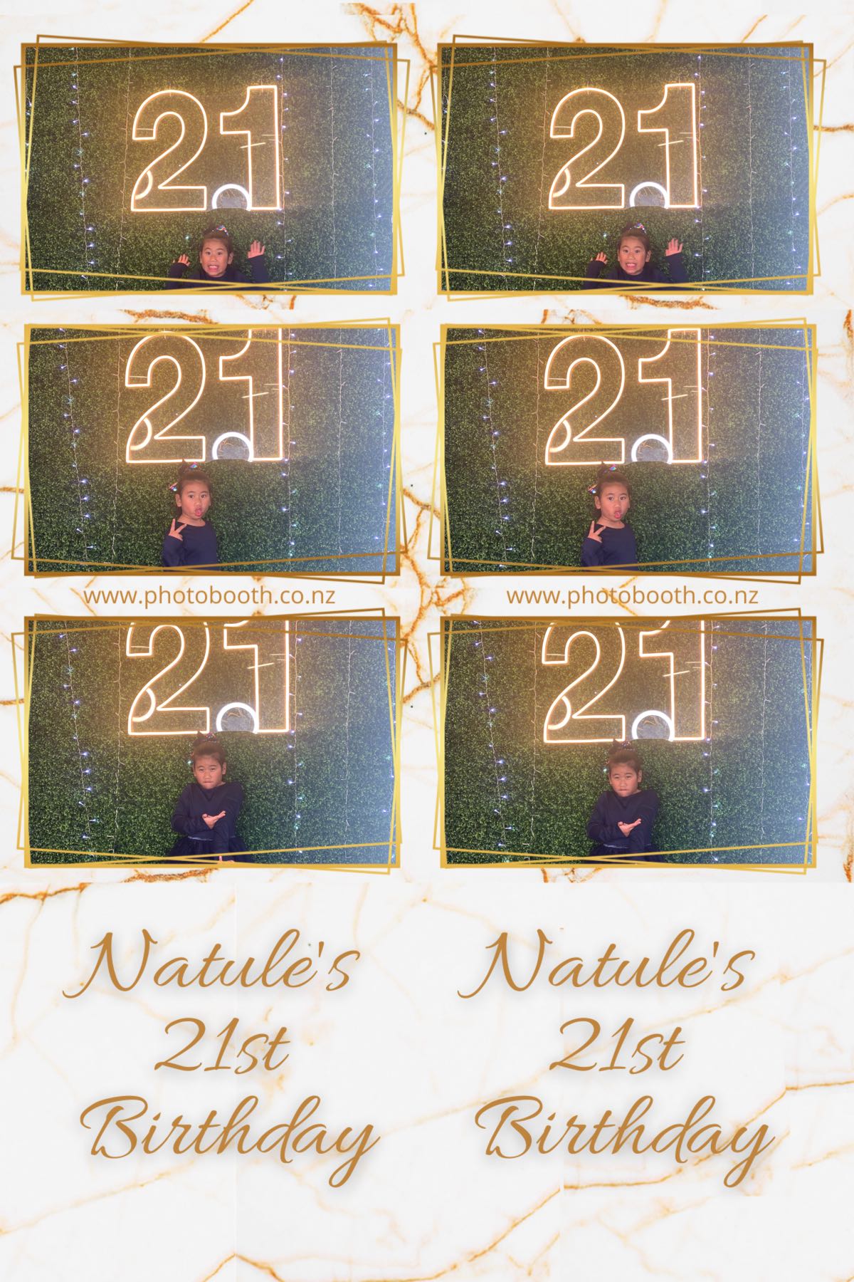 Natule's 21st | View more photos from the event at gallery.photobooth.co.nz/u/SelfieCentral/Natules-21st