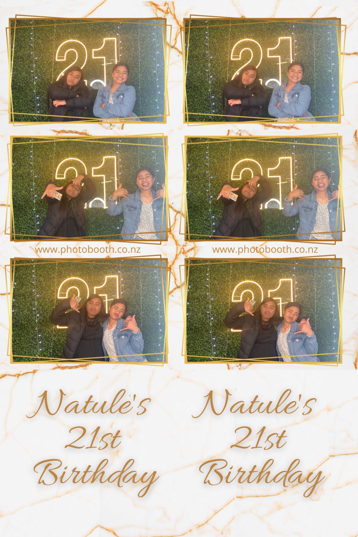 Natule's 21st | View more photos from the event at gallery.photobooth.co.nz/u/SelfieCentral/Natules-21st