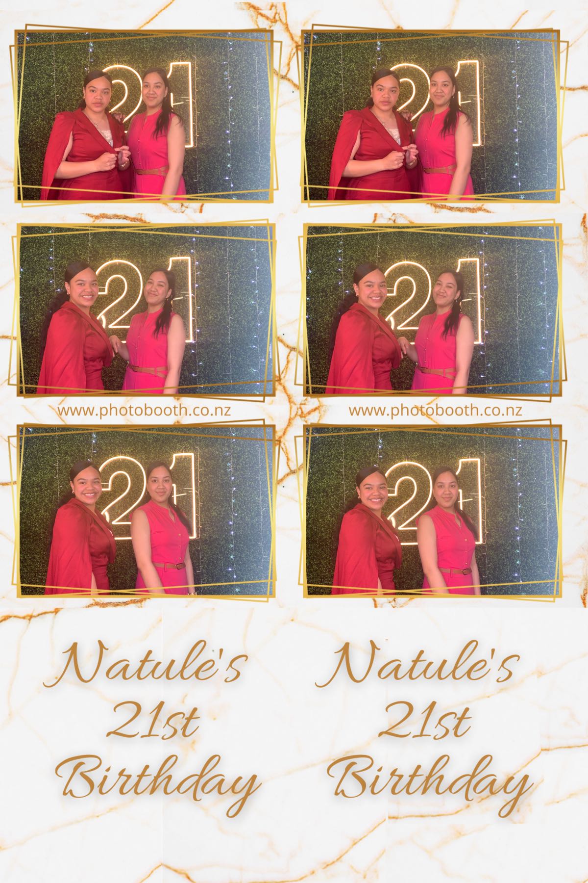 Natule's 21st | View more photos from the event at gallery.photobooth.co.nz/u/SelfieCentral/Natules-21st