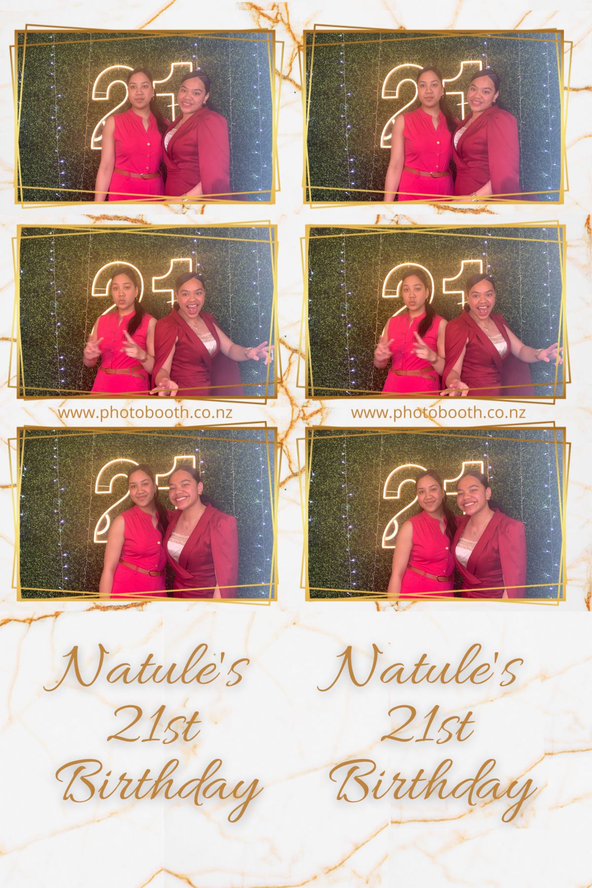 Natule's 21st | View more photos from the event at gallery.photobooth.co.nz/u/SelfieCentral/Natules-21st