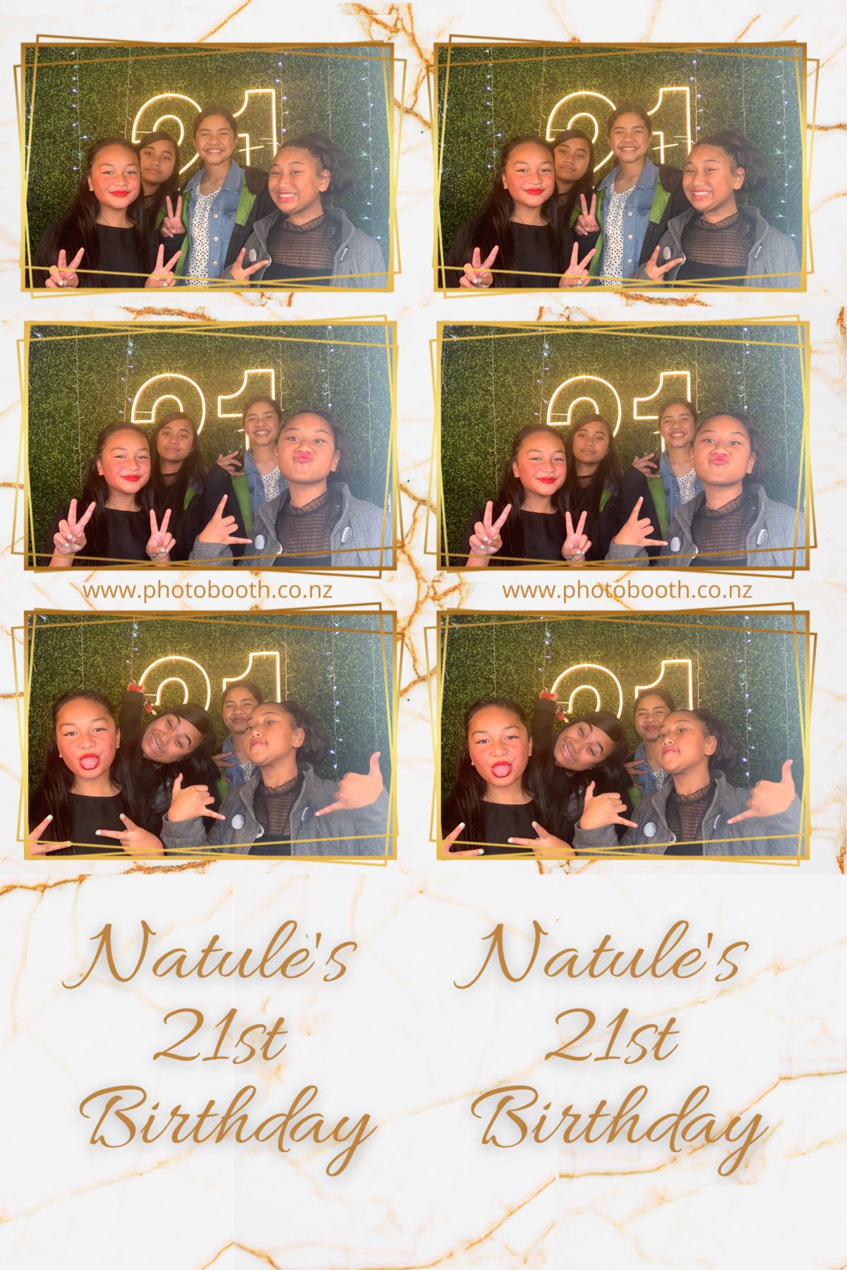 Natule's 21st | View more photos from the event at gallery.photobooth.co.nz/u/SelfieCentral/Natules-21st