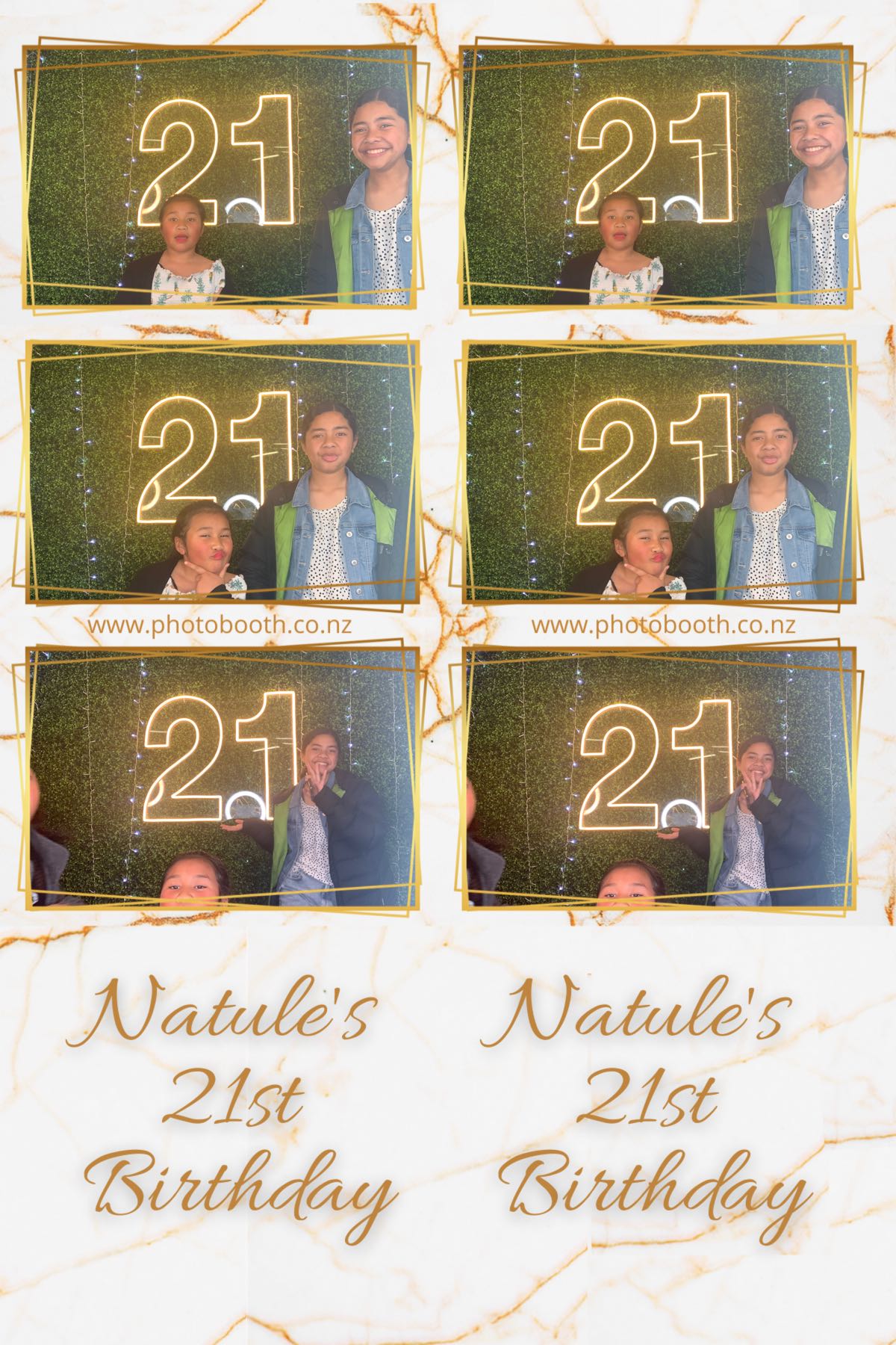 Natule's 21st | View more photos from the event at gallery.photobooth.co.nz/u/SelfieCentral/Natules-21st