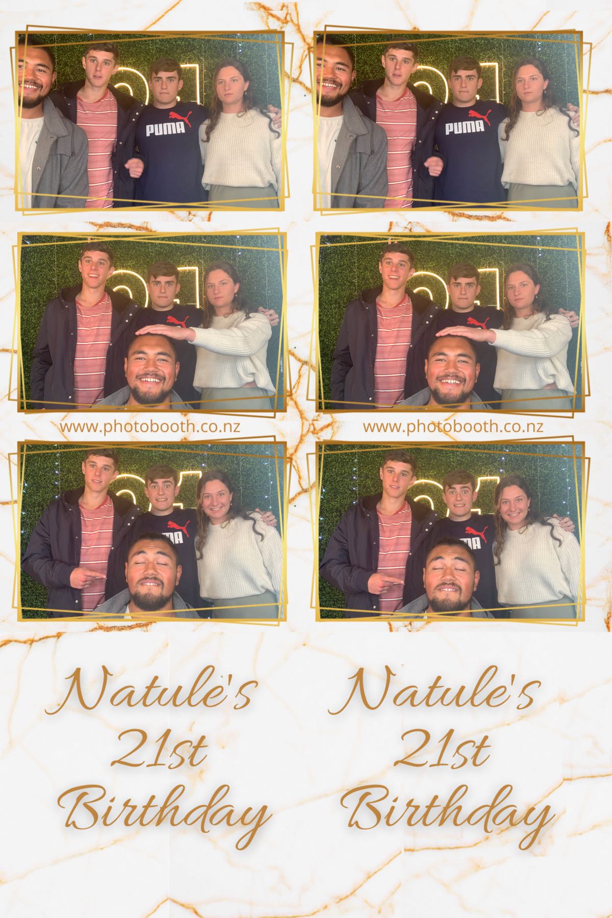 Natule's 21st | View more photos from the event at gallery.photobooth.co.nz/u/SelfieCentral/Natules-21st