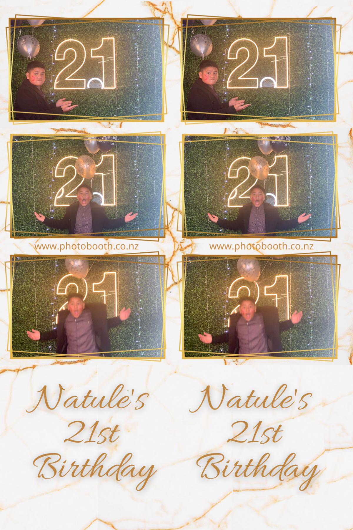 Natule's 21st | View more photos from the event at gallery.photobooth.co.nz/u/SelfieCentral/Natules-21st