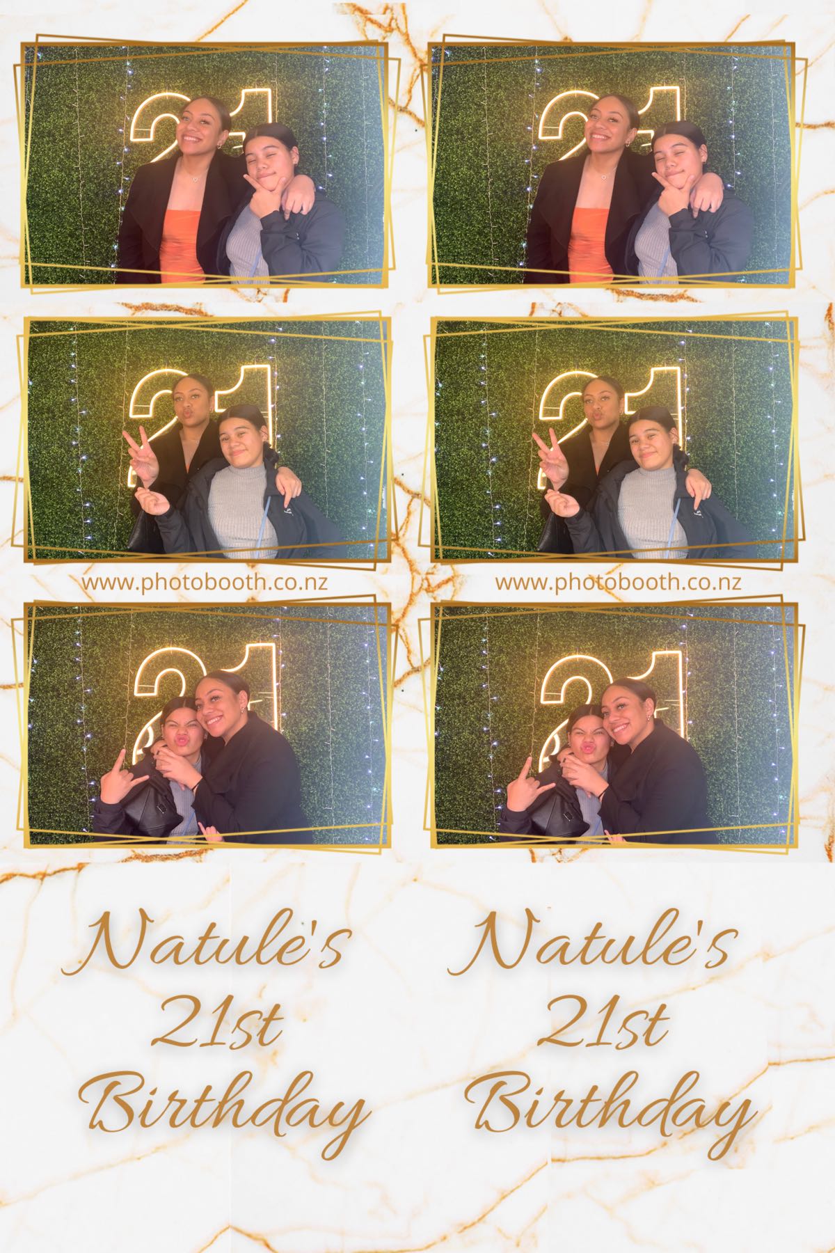 Natule's 21st | View more photos from the event at gallery.photobooth.co.nz/u/SelfieCentral/Natules-21st