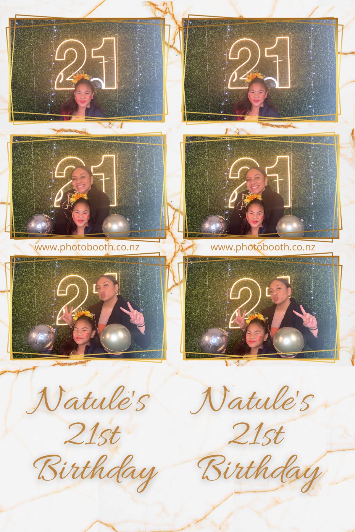 Natule's 21st | View more photos from the event at gallery.photobooth.co.nz/u/SelfieCentral/Natules-21st