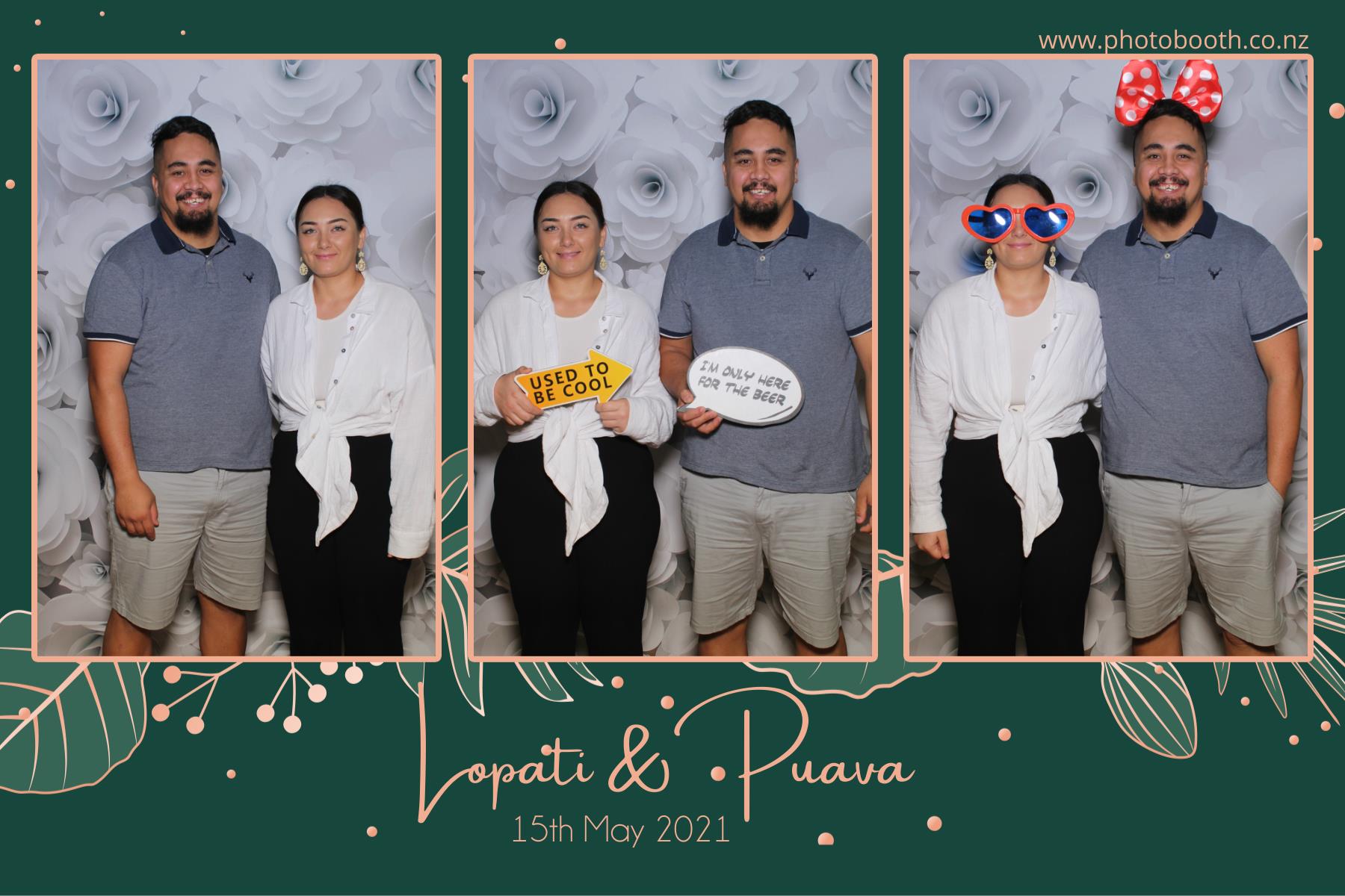 Pati & Ava's wedding | View more photos from the event at gallery.photobooth.co.nz/u/SelfieCentral/Pati-Avas-wedding