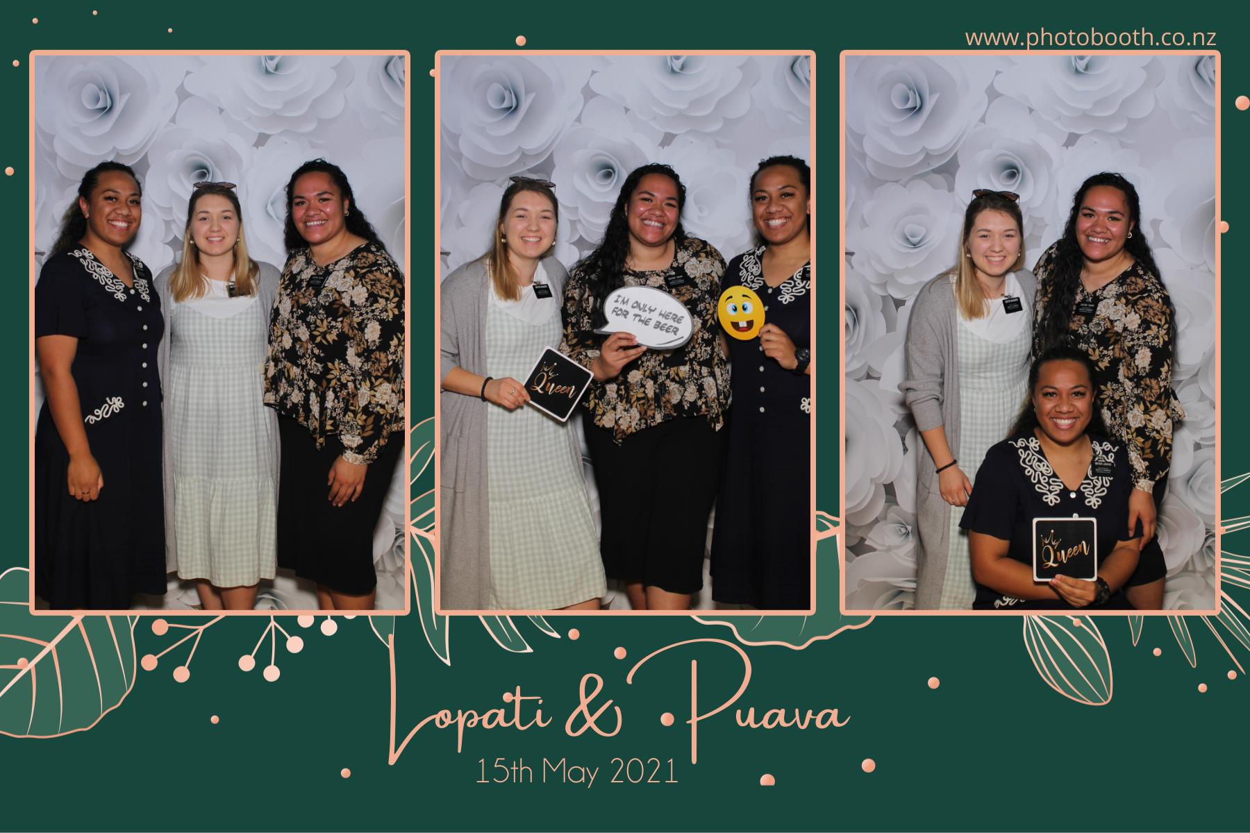 Pati & Ava's wedding | View more photos from the event at gallery.photobooth.co.nz/u/SelfieCentral/Pati-Avas-wedding