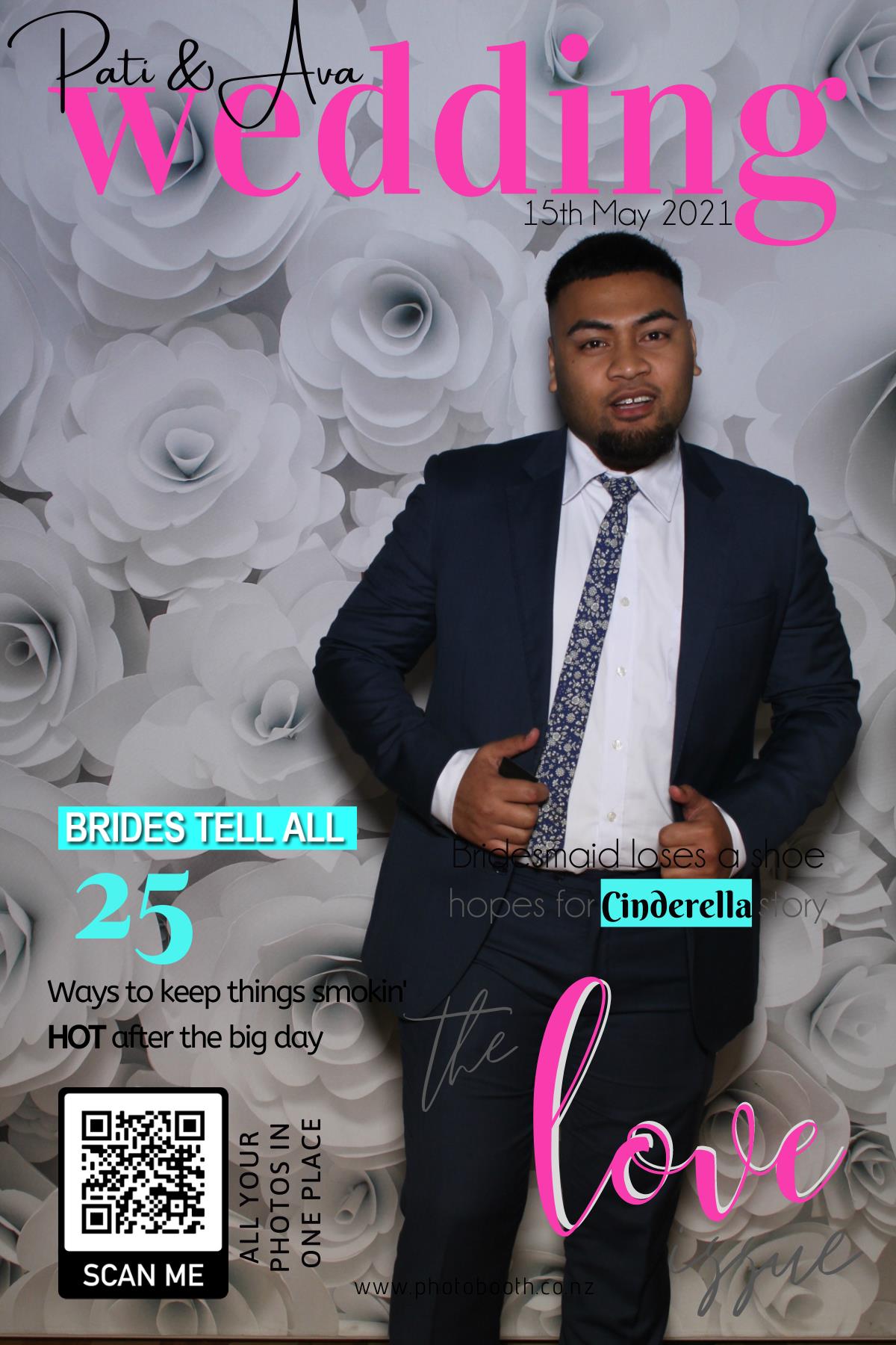 Pati & Ava's wedding | View more photos from the event at gallery.photobooth.co.nz/u/SelfieCentral/Pati-Avas-wedding