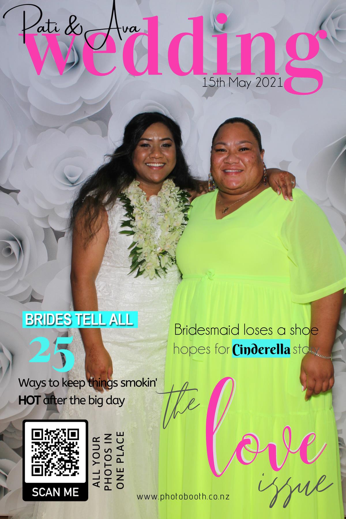 Pati & Ava's wedding | View more photos from the event at gallery.photobooth.co.nz/u/SelfieCentral/Pati-Avas-wedding