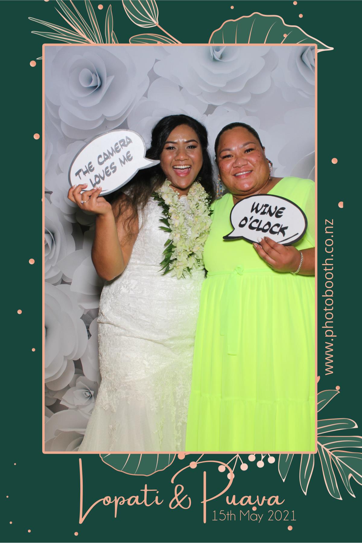 Pati & Ava's wedding | View more photos from the event at gallery.photobooth.co.nz/u/SelfieCentral/Pati-Avas-wedding