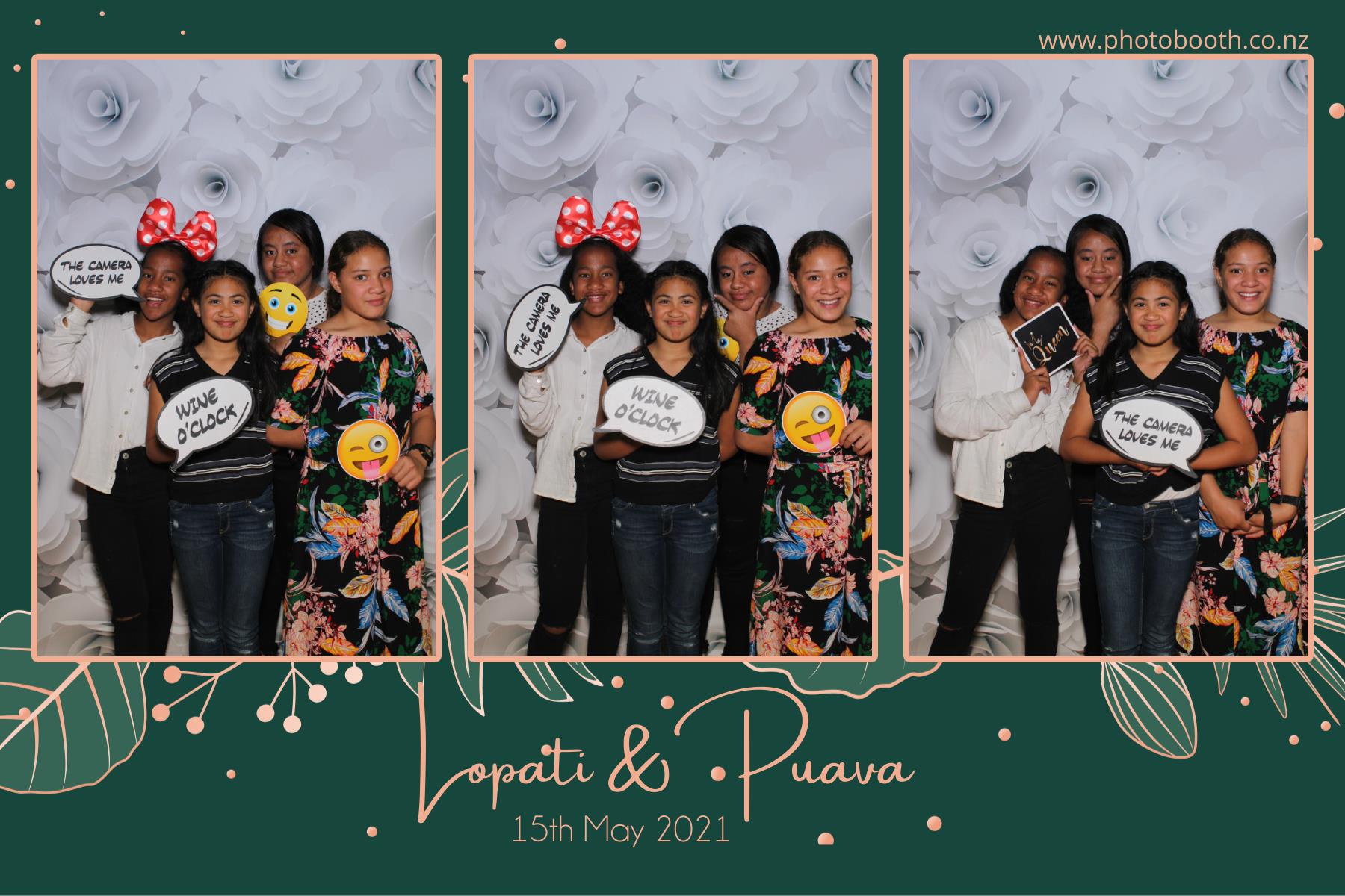 Pati & Ava's wedding | View more photos from the event at gallery.photobooth.co.nz/u/SelfieCentral/Pati-Avas-wedding