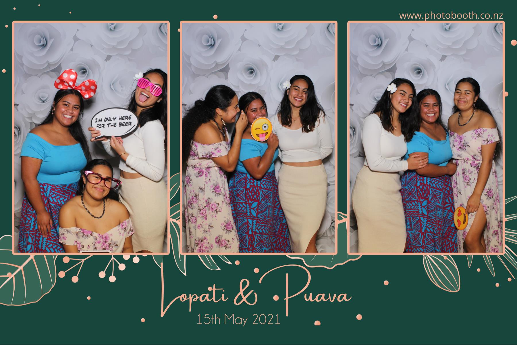 Pati & Ava's wedding | View more photos from the event at gallery.photobooth.co.nz/u/SelfieCentral/Pati-Avas-wedding