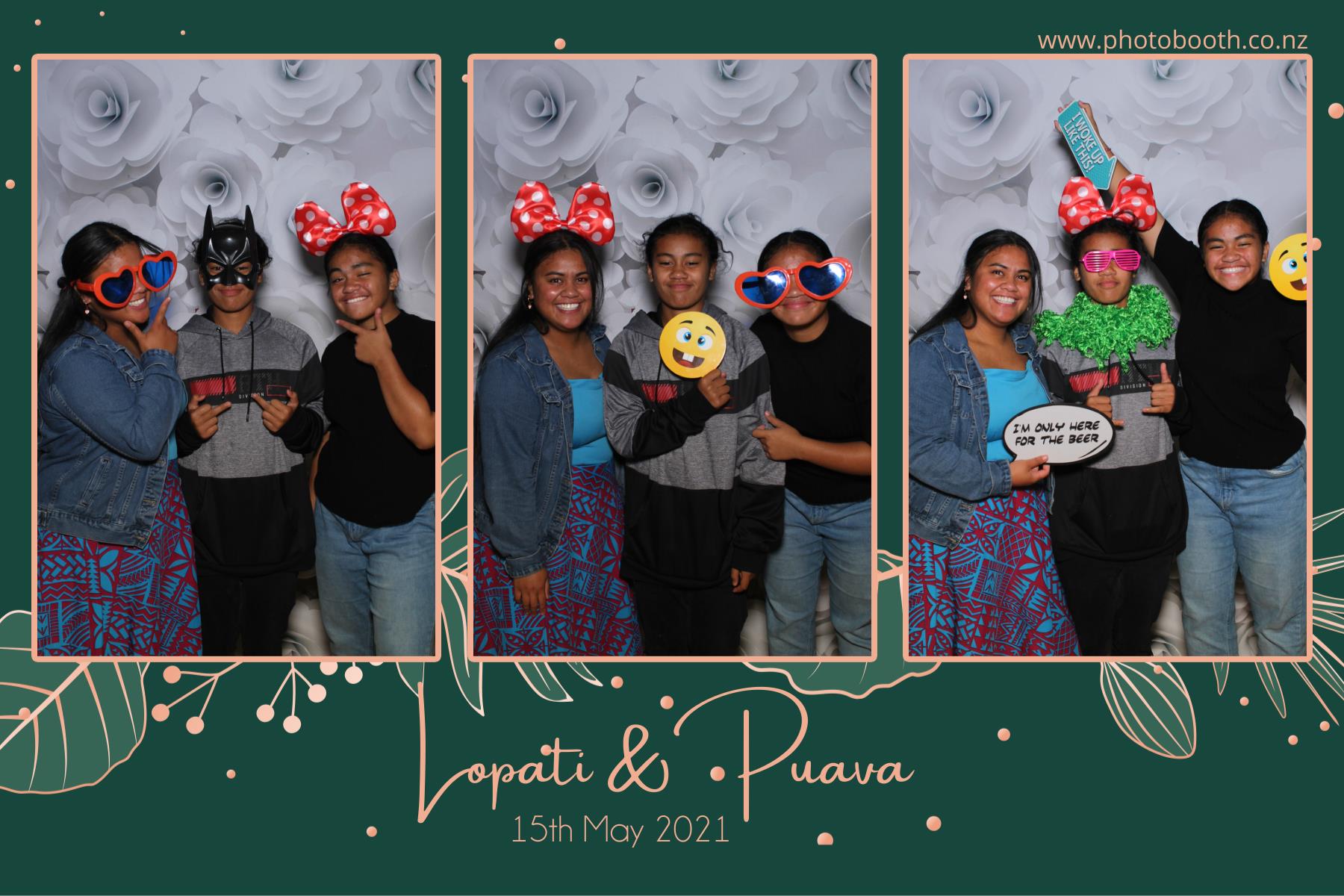 Pati & Ava's wedding | View more photos from the event at gallery.photobooth.co.nz/u/SelfieCentral/Pati-Avas-wedding