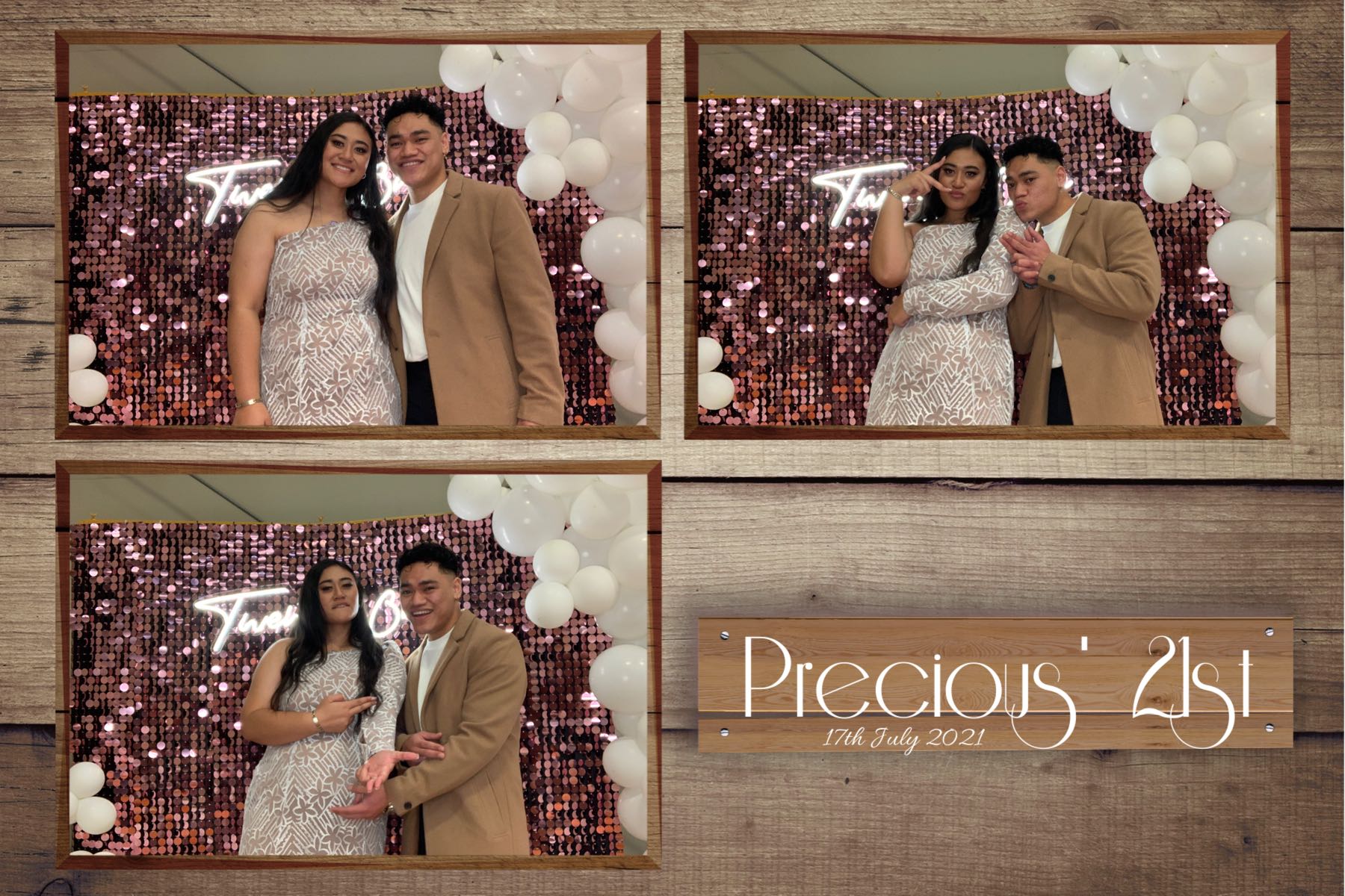 Precious' 21st | View more photos from the event at gallery.photobooth.co.nz/u/SelfieCentral/Precious-21st