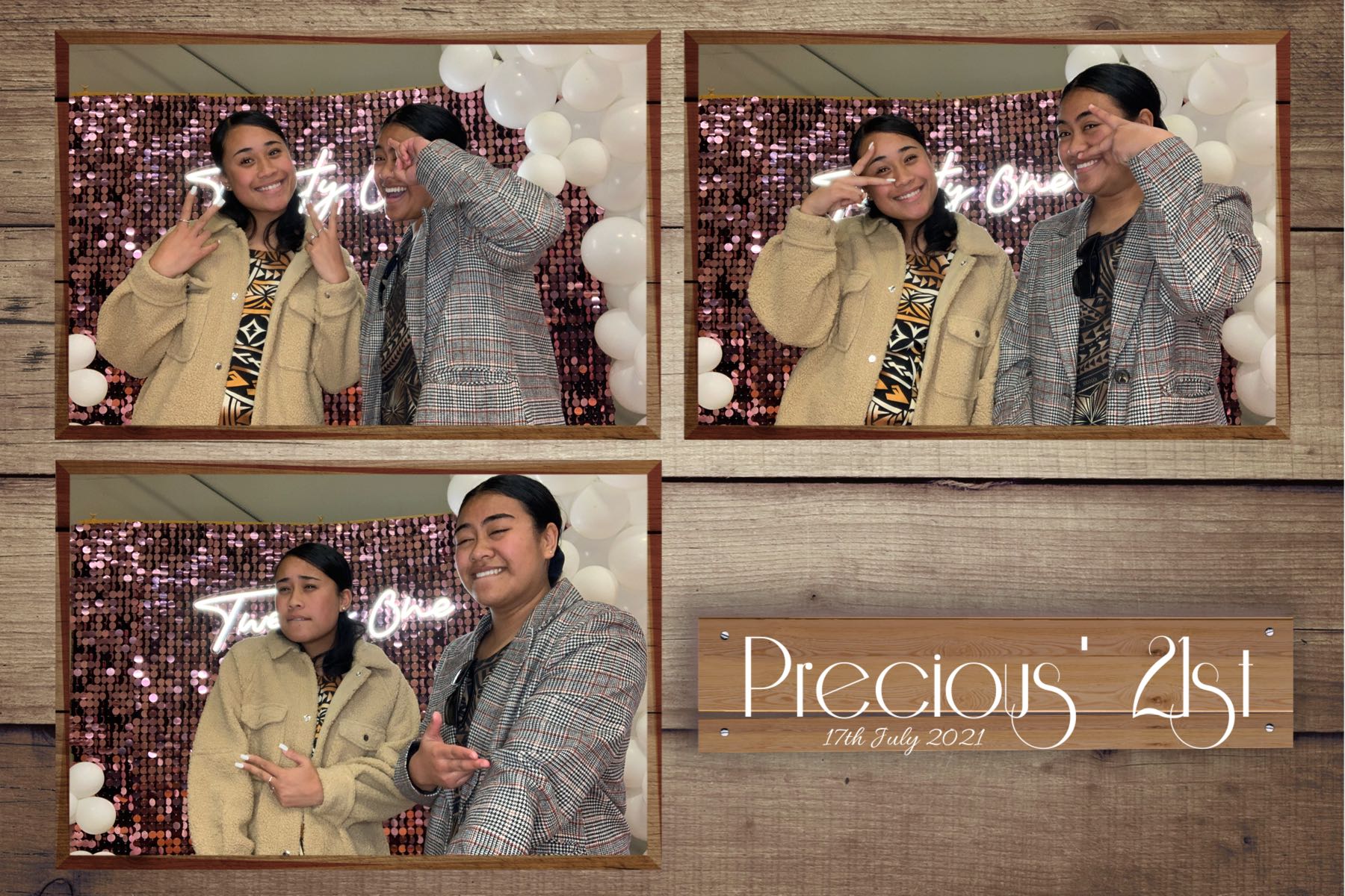 Precious' 21st | View more photos from the event at gallery.photobooth.co.nz/u/SelfieCentral/Precious-21st