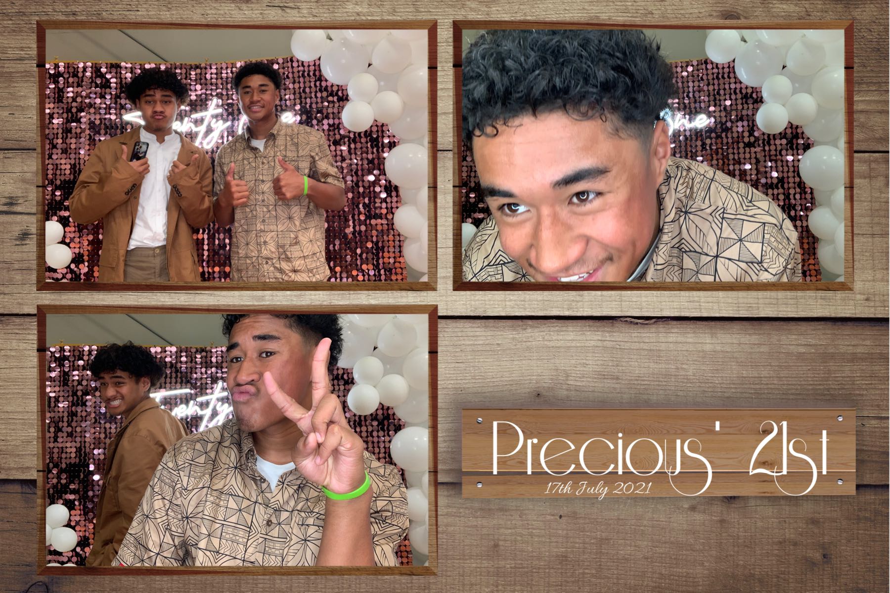 Precious' 21st | View more photos from the event at gallery.photobooth.co.nz/u/SelfieCentral/Precious-21st