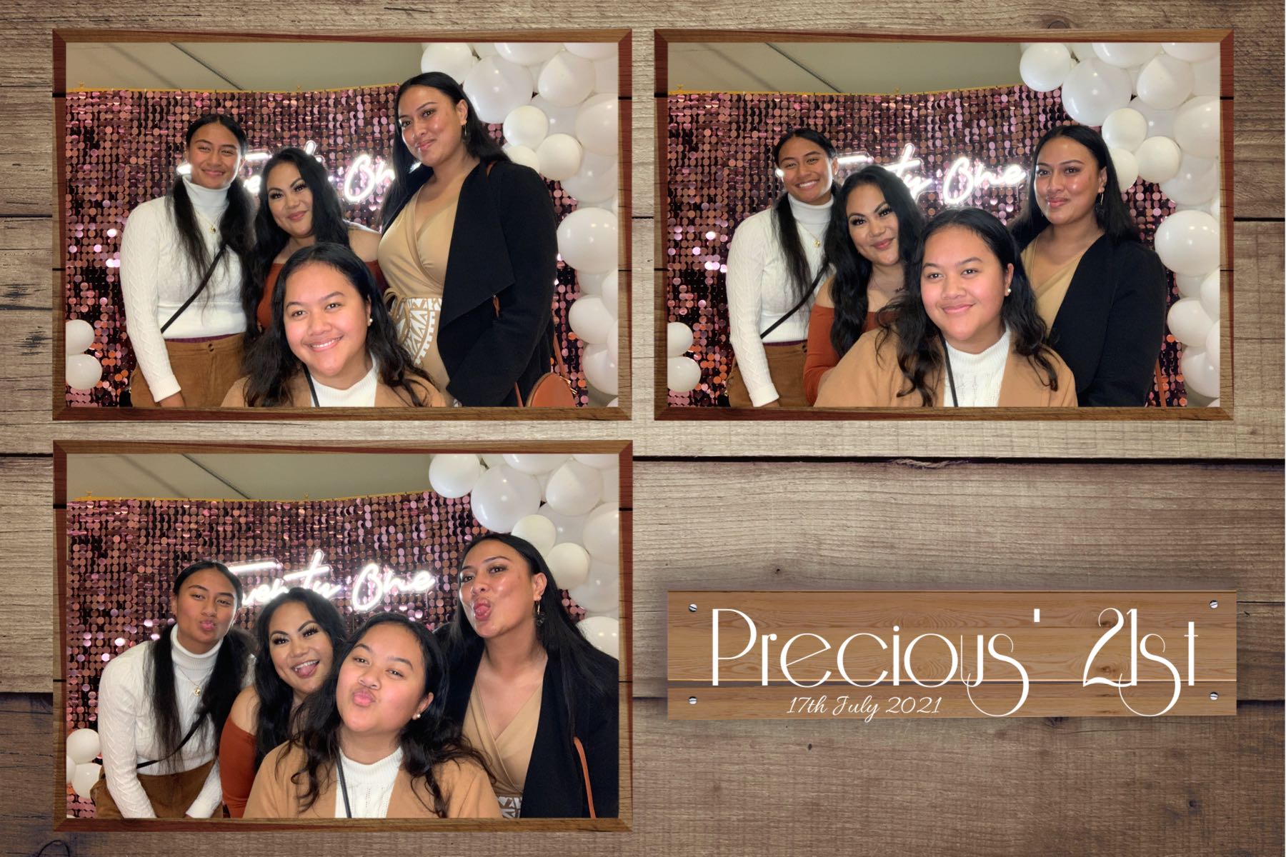 Precious' 21st | View more photos from the event at gallery.photobooth.co.nz/u/SelfieCentral/Precious-21st