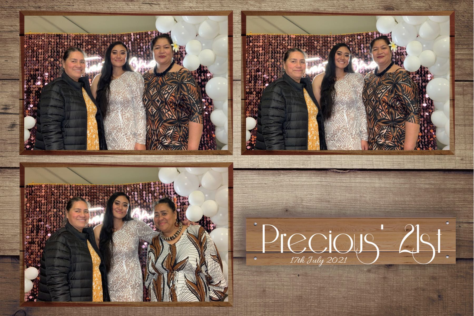 Precious' 21st | View more photos from the event at gallery.photobooth.co.nz/u/SelfieCentral/Precious-21st