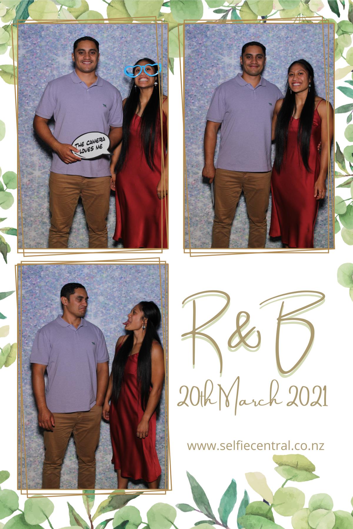 Rawinia and Ben's wedding | View more photos from the event at gallery.photobooth.co.nz/u/SelfieCentral/Rawinia-and-Bens-wedding